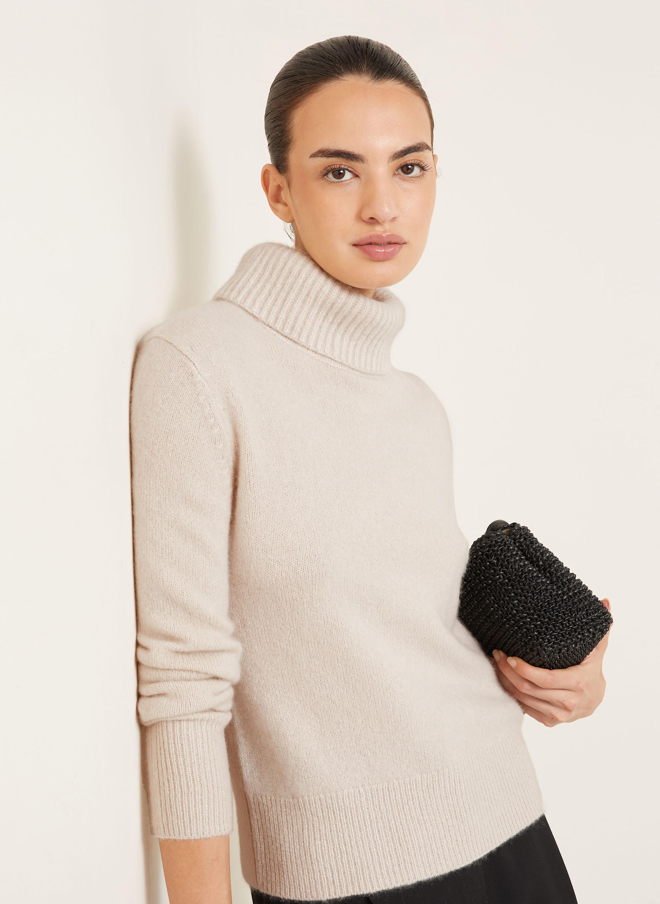Thumbnail - Iris Von Arnim Rollkragenpullover Berit Aus Cashmere beige