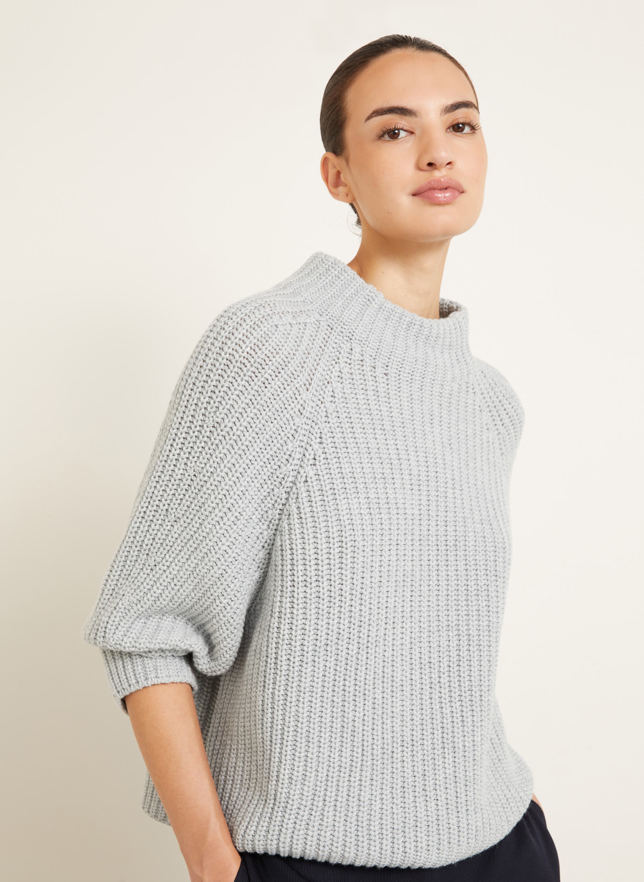 Thumbnail - Iris Von Arnim Cashmere-Pullover Fallou silber