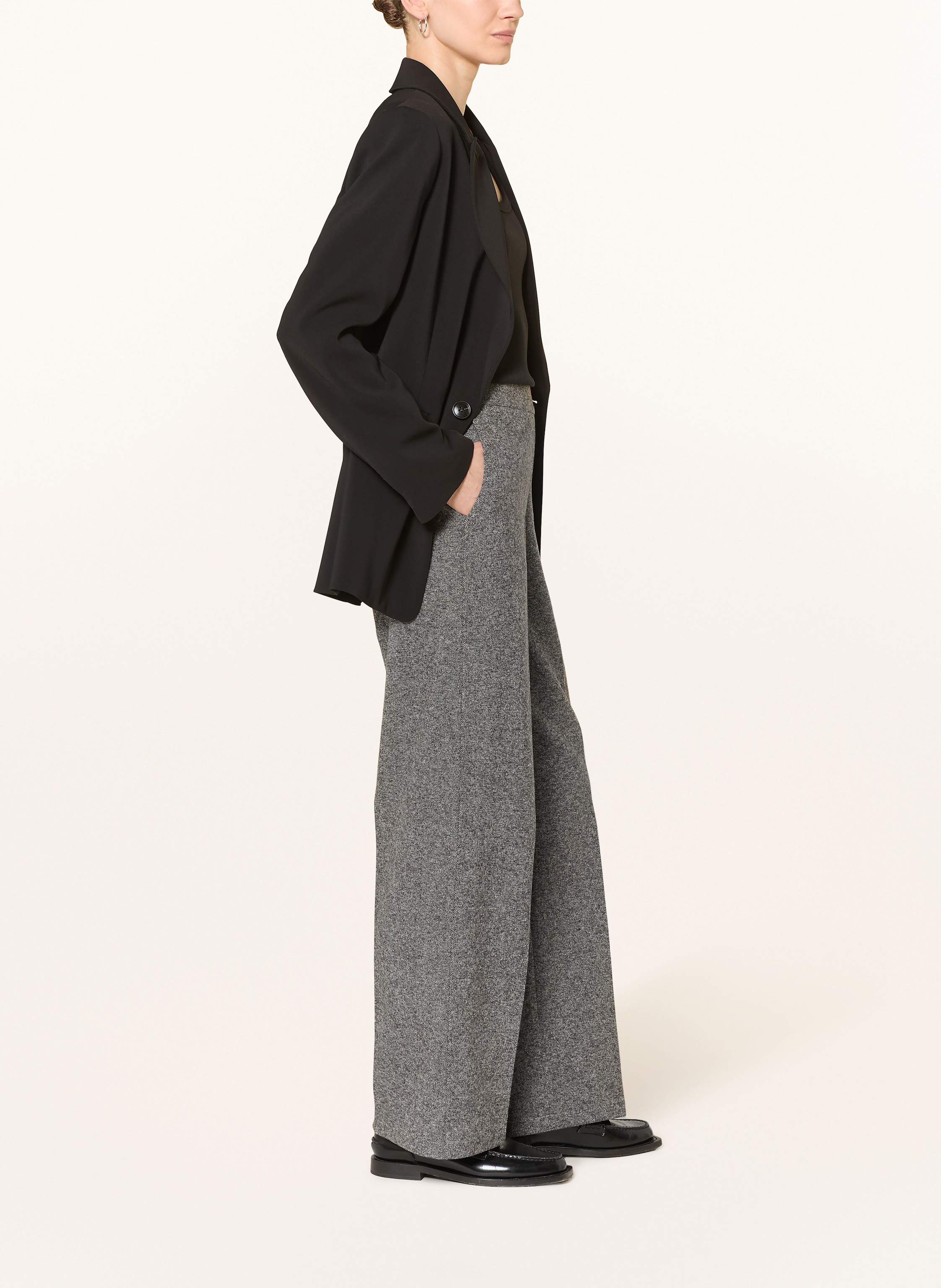 Thumbnail - Marc O'polo Marlenehose Aus Jersey grau