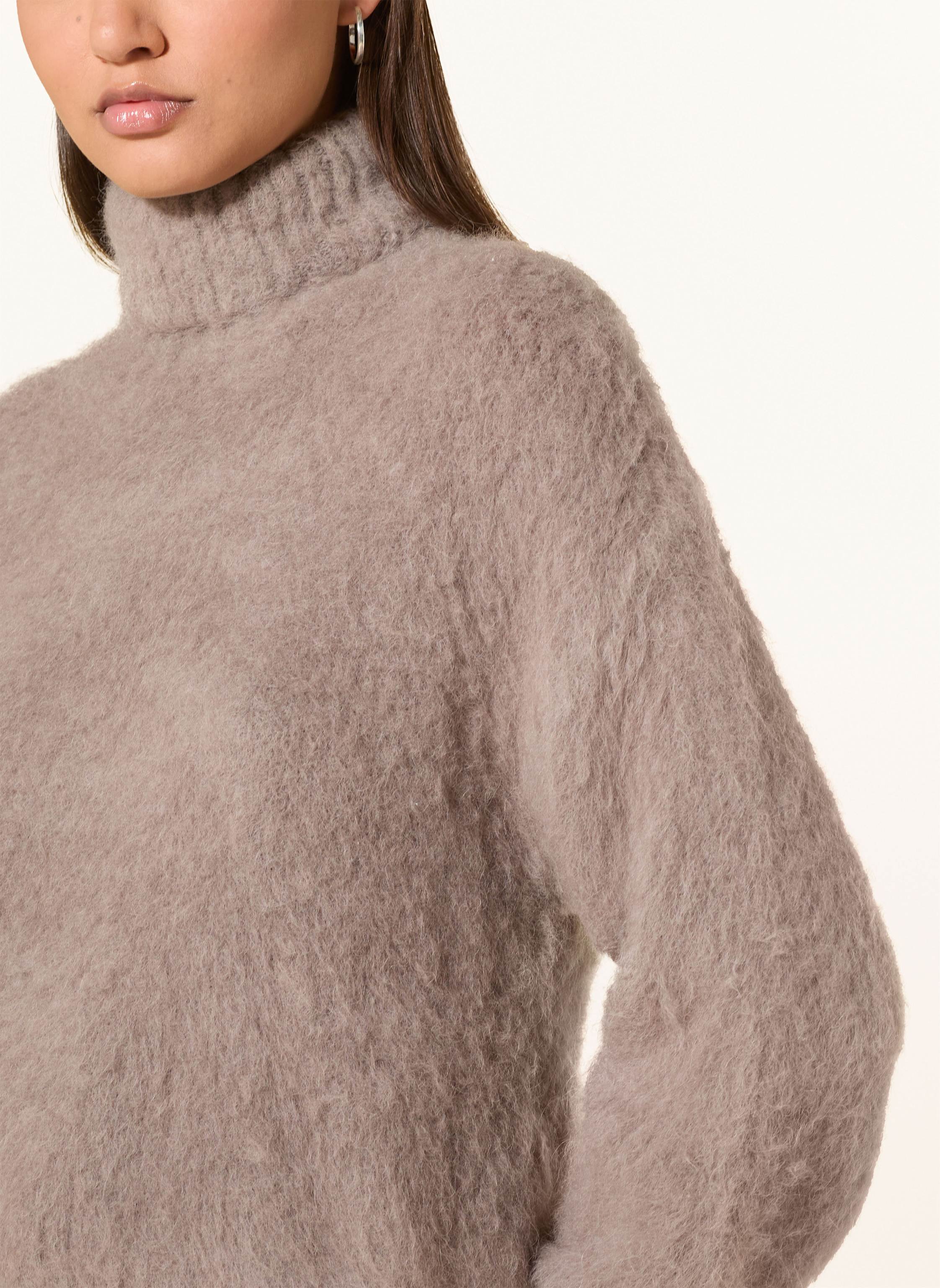 Thumbnail - 10days Rollkragenpullover Mit Alpaka beige