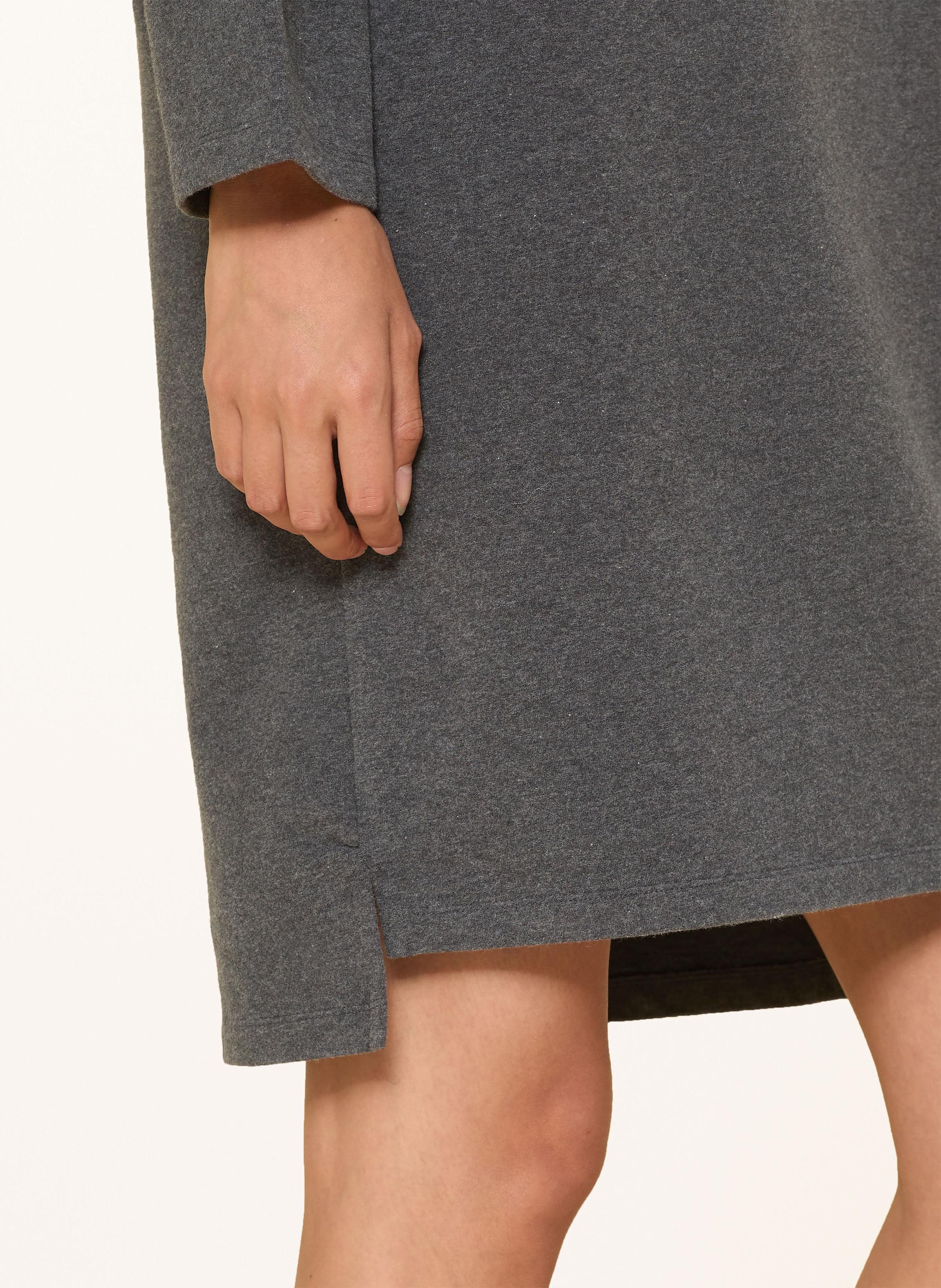 Thumbnail - 10days Sweatkleid Mit 3/4-Arm grau