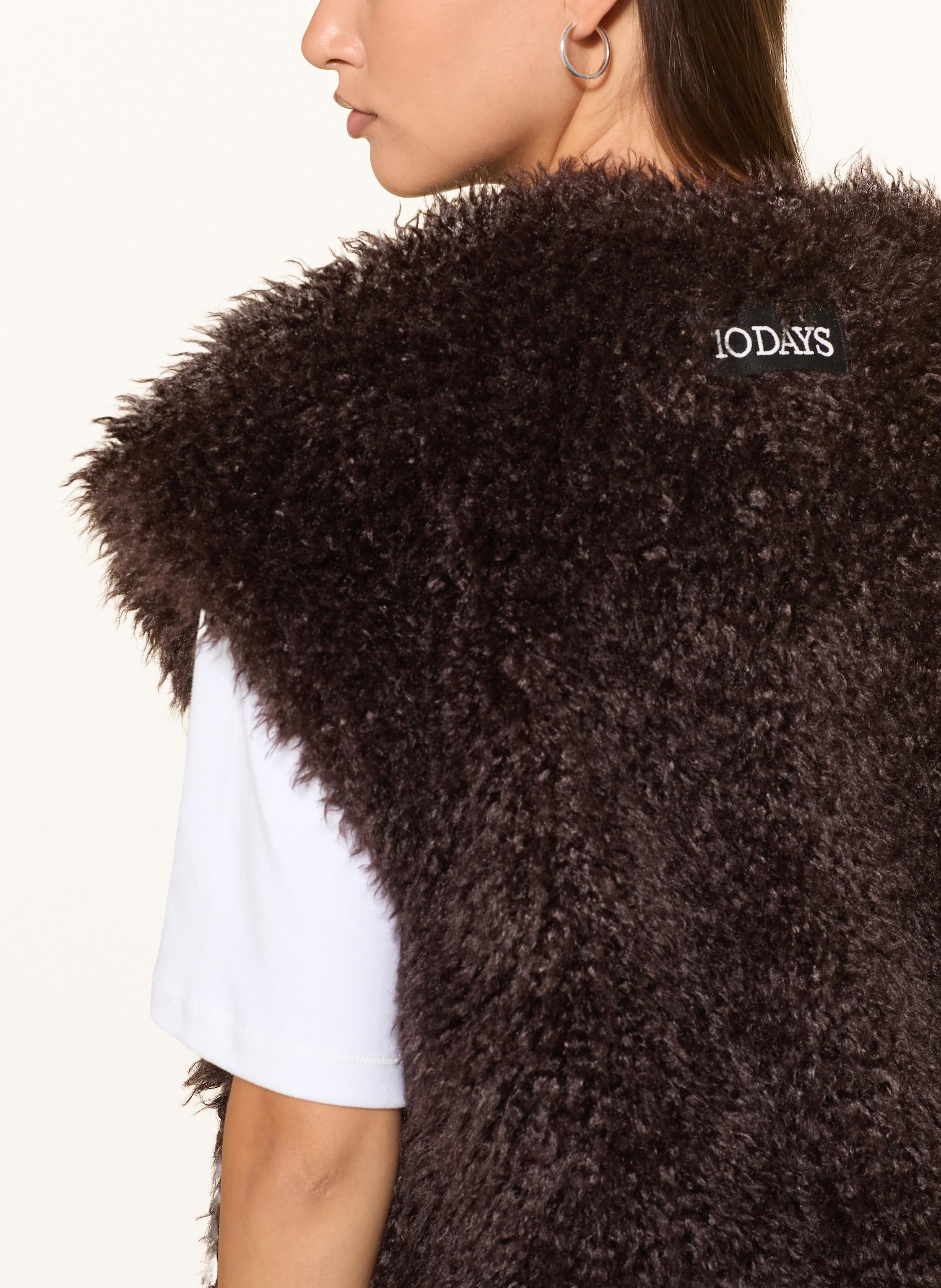 Thumbnail - 10days Kunstfell-Weste rot