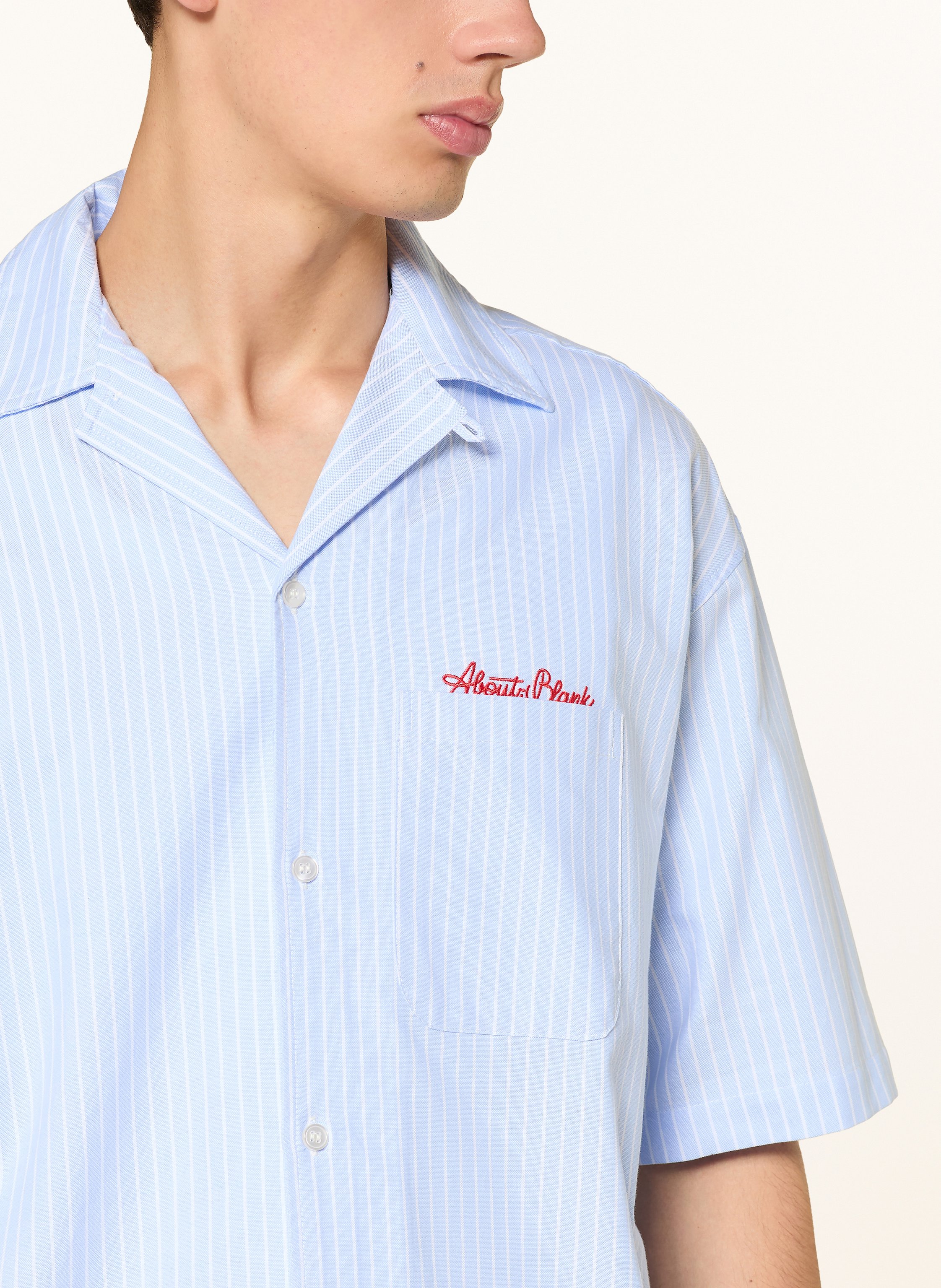 Thumbnail - About:Blank Resorthemd Script Comfort Fit blau