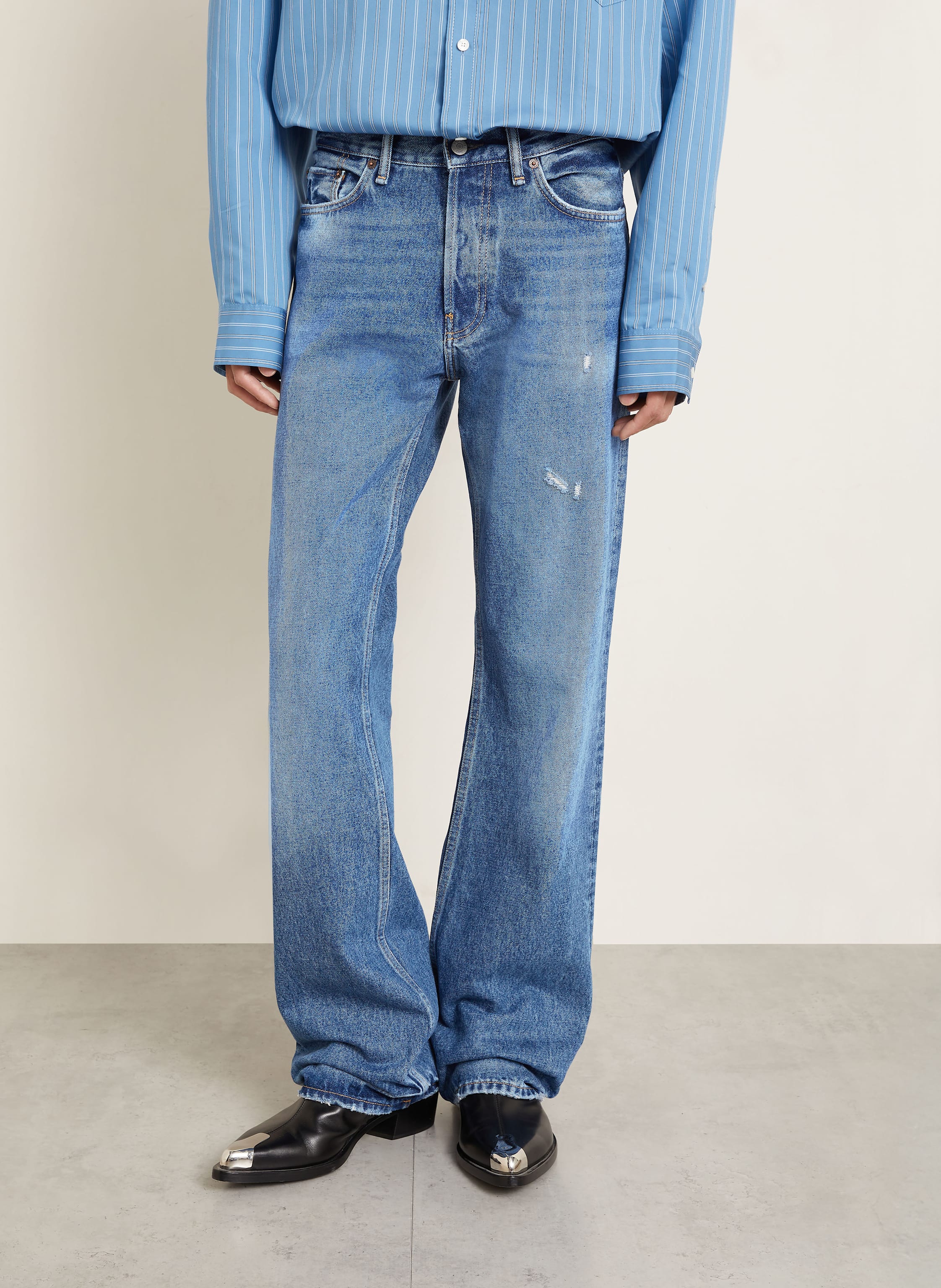 Thumbnail - Acne Studios Jeans Regular Fit blau