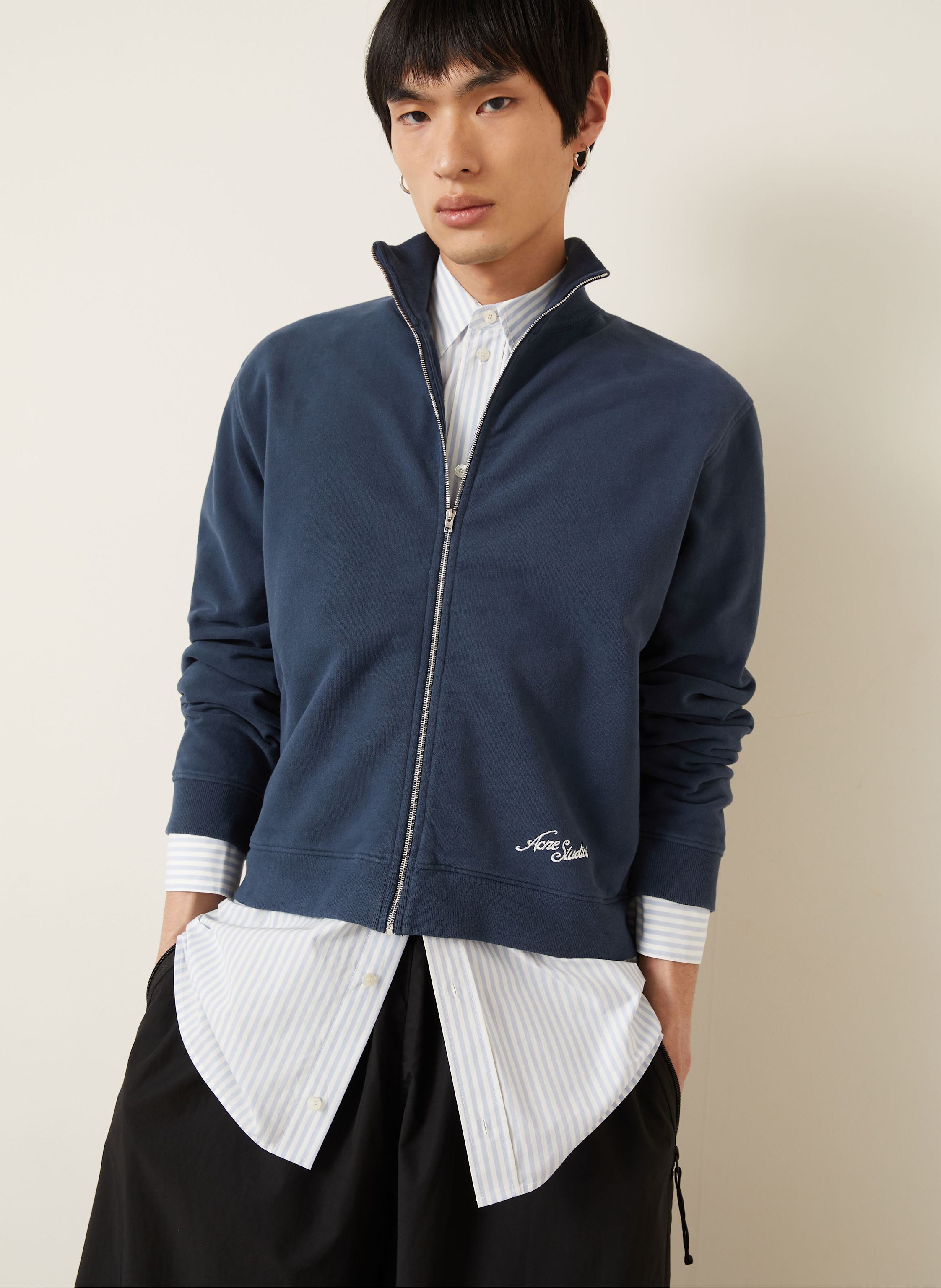 Thumbnail - Acne Studios Sweatjacke blau
