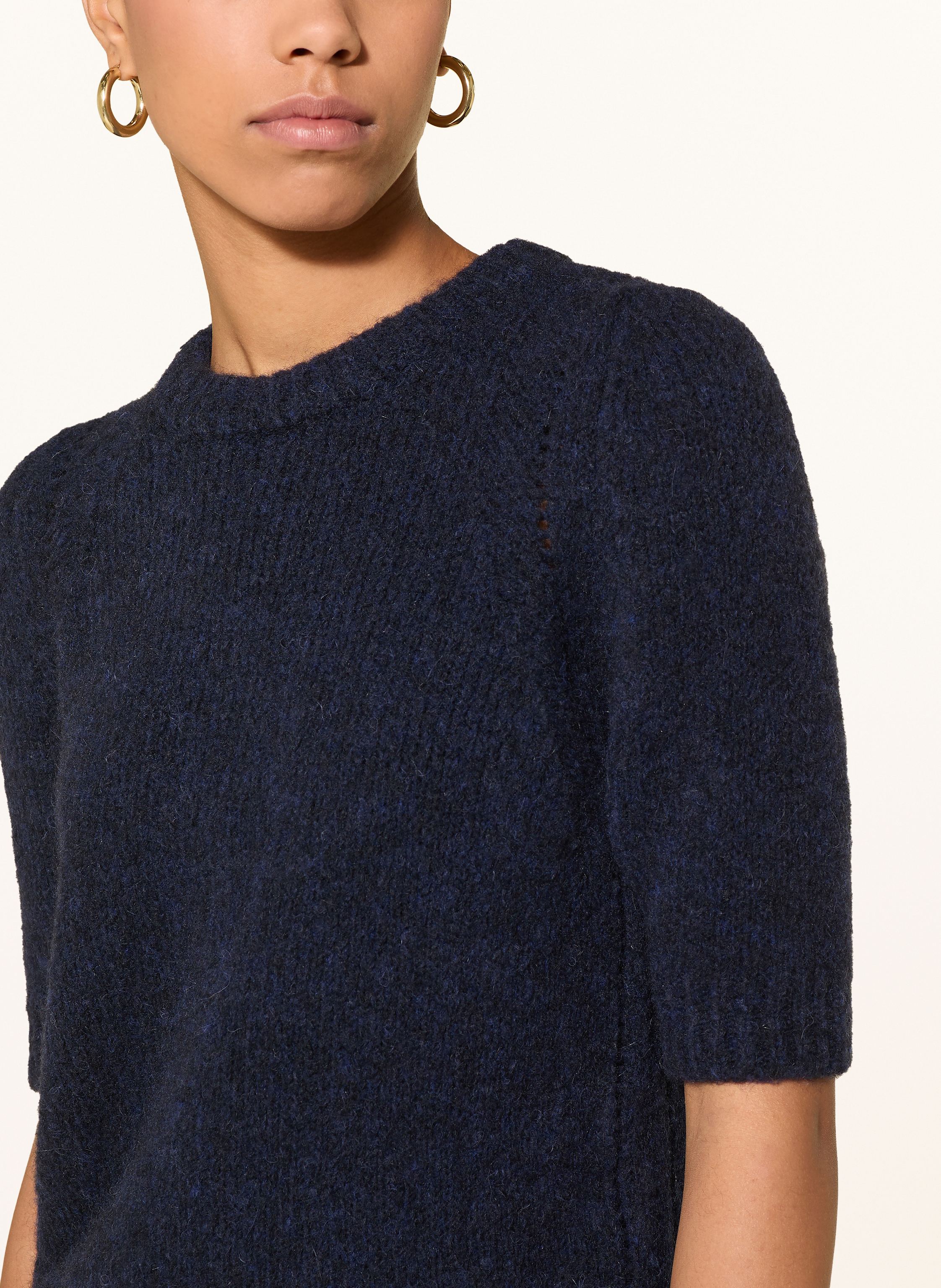 Thumbnail - Rich & Royal Strickshirt Mit Alpaka blau