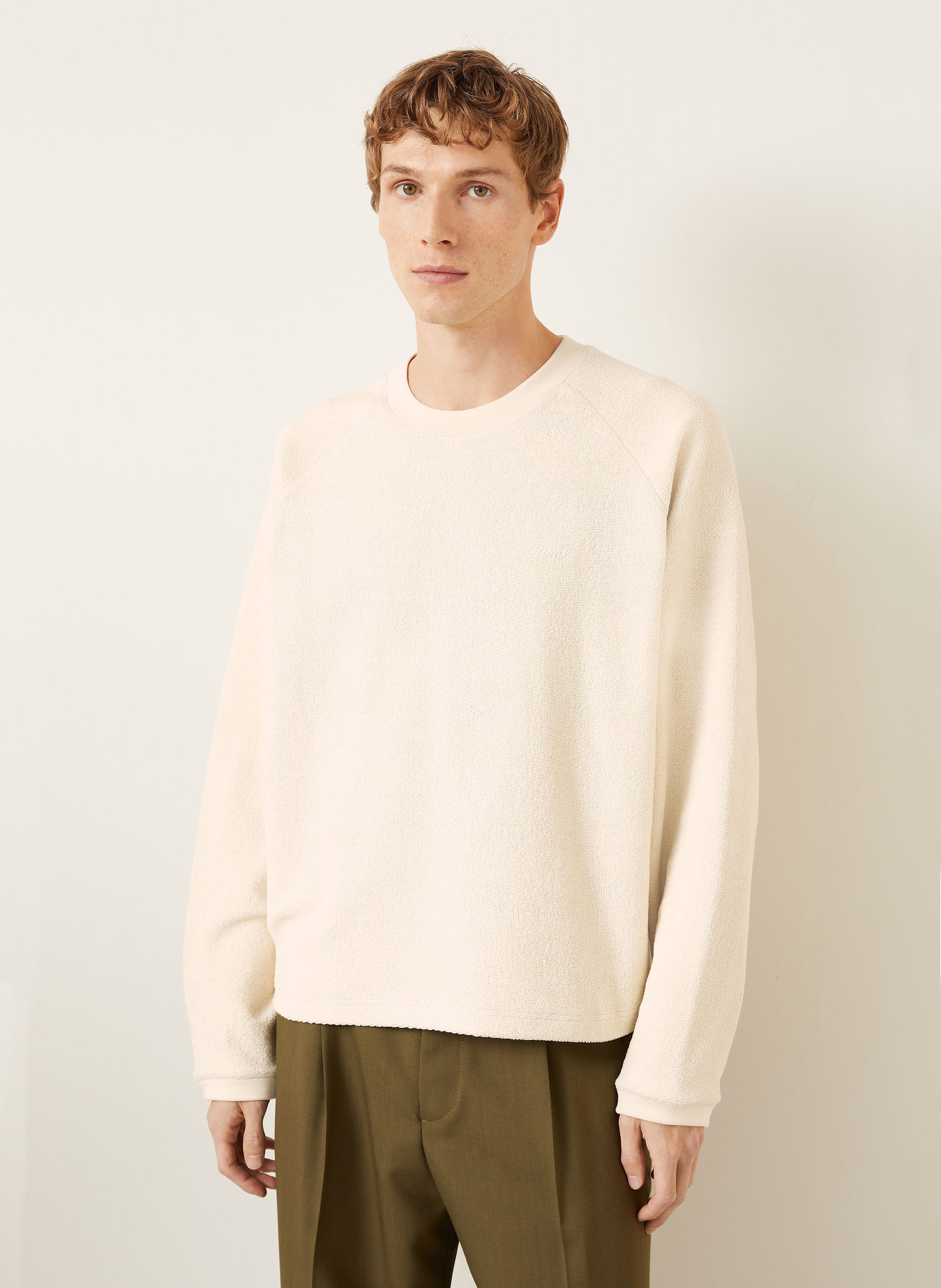 Thumbnail - Ami Paris Sweatshirt beige