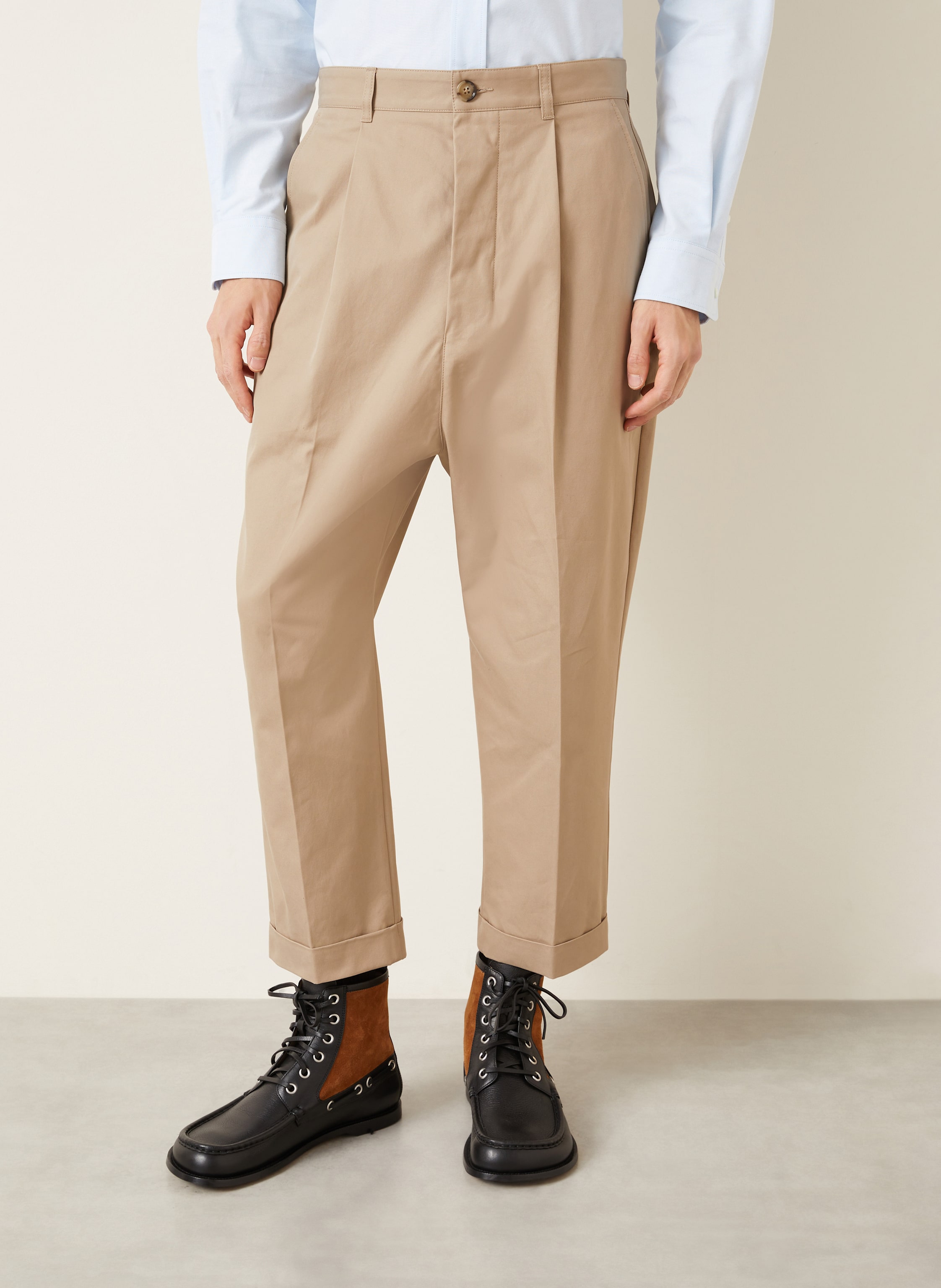 Thumbnail - Ami Paris Hose beige