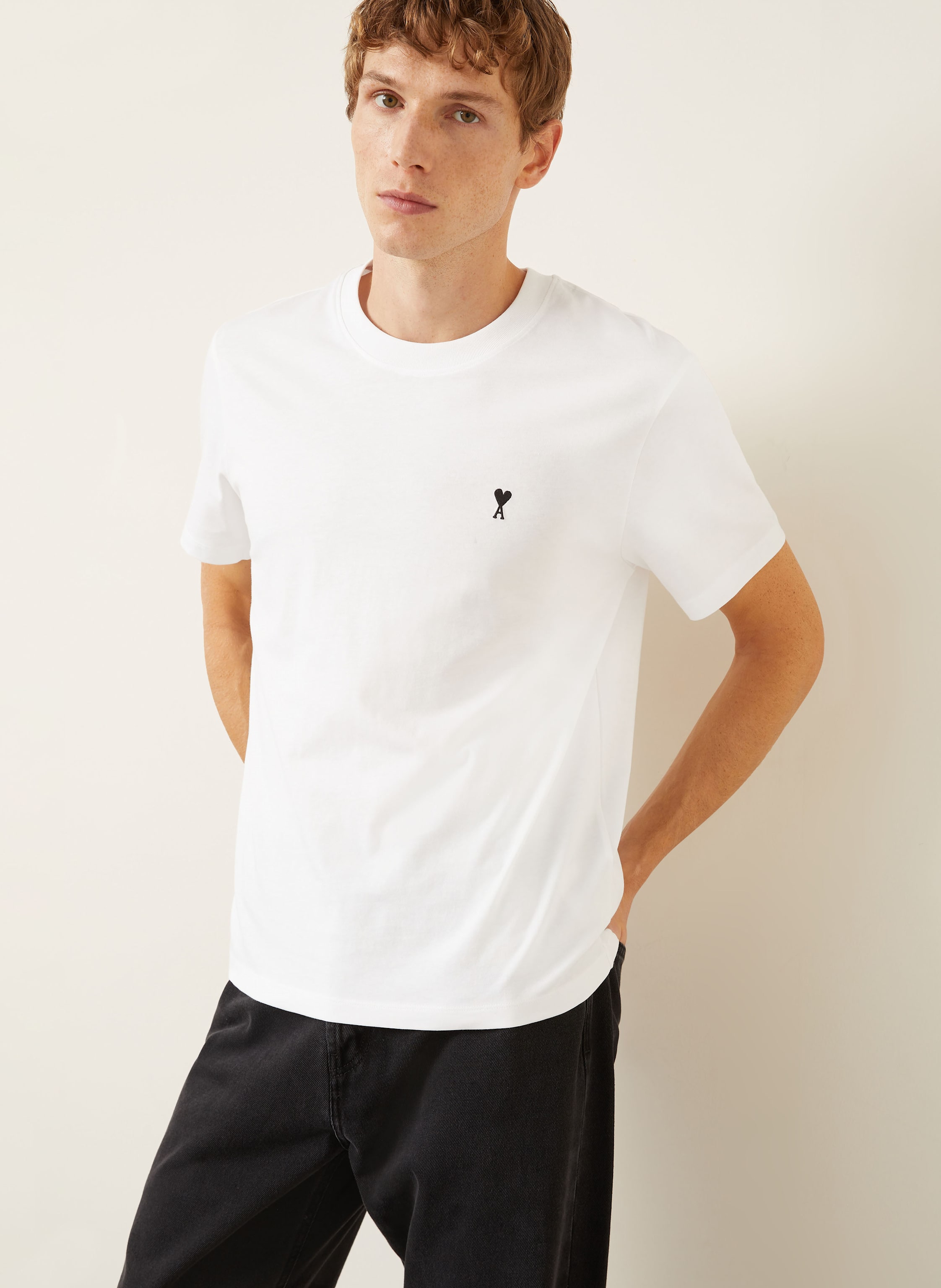 Thumbnail - Ami Paris T-Shirt weiss