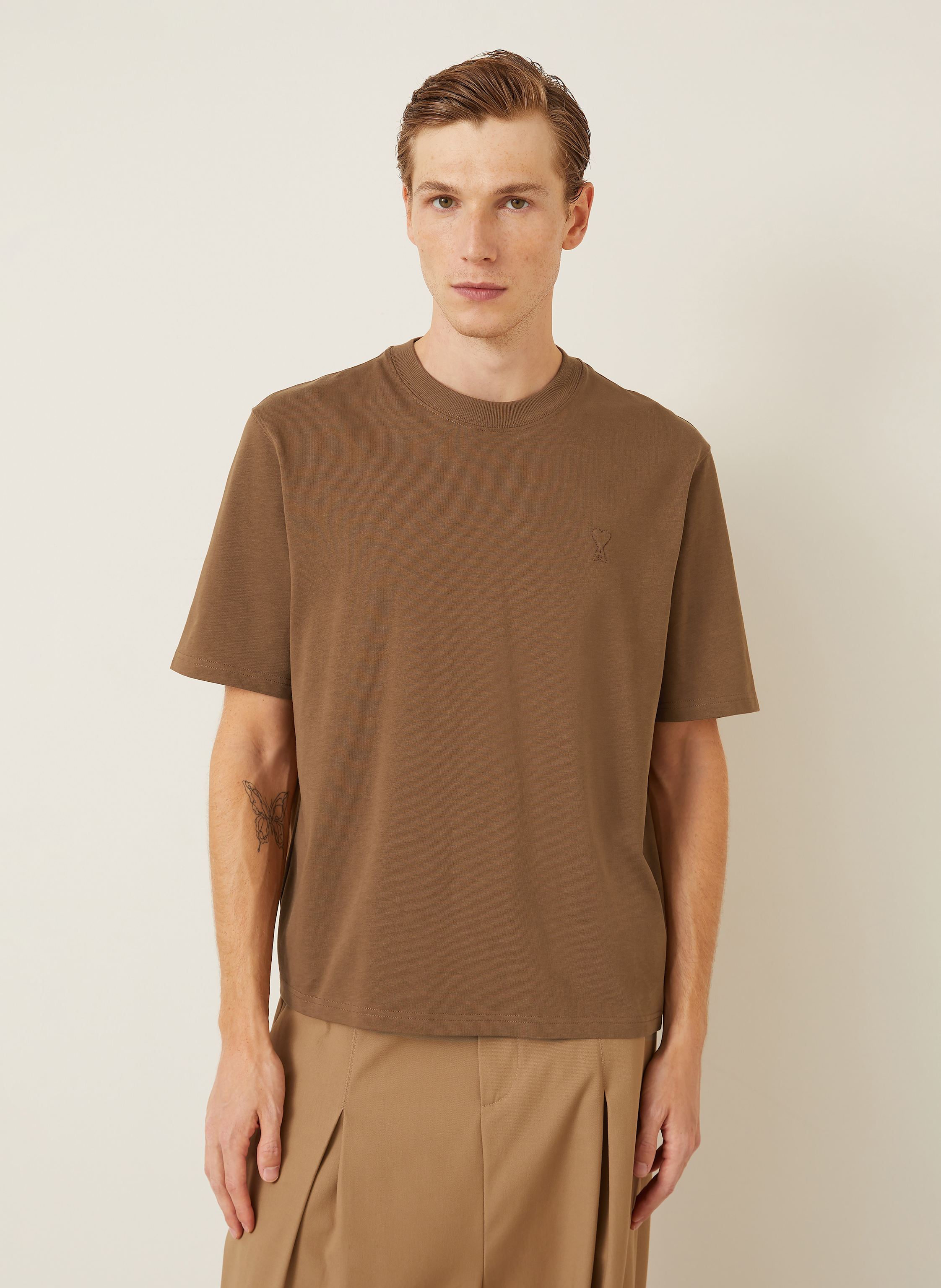 Thumbnail - Ami Paris T-Shirt braun