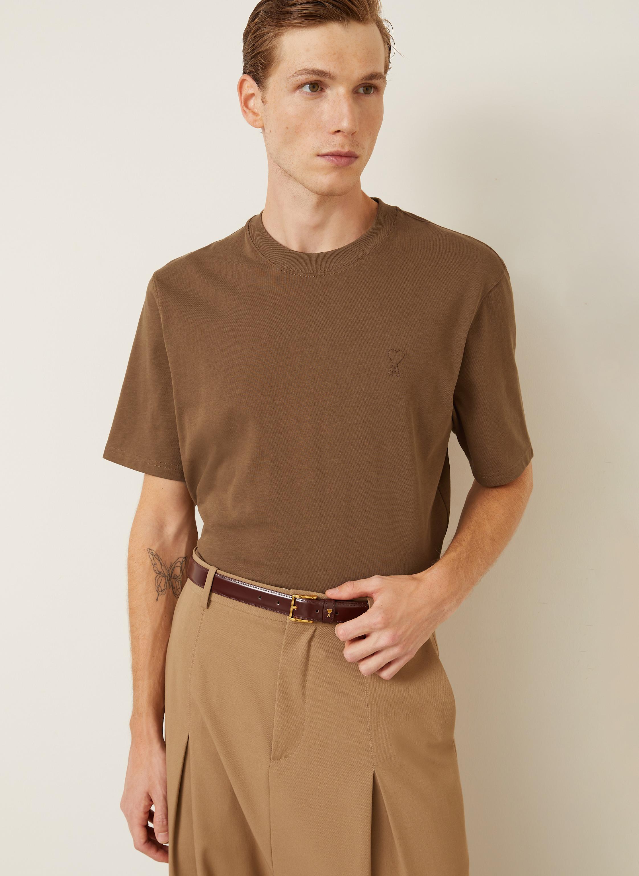 Thumbnail - Ami Paris T-Shirt braun