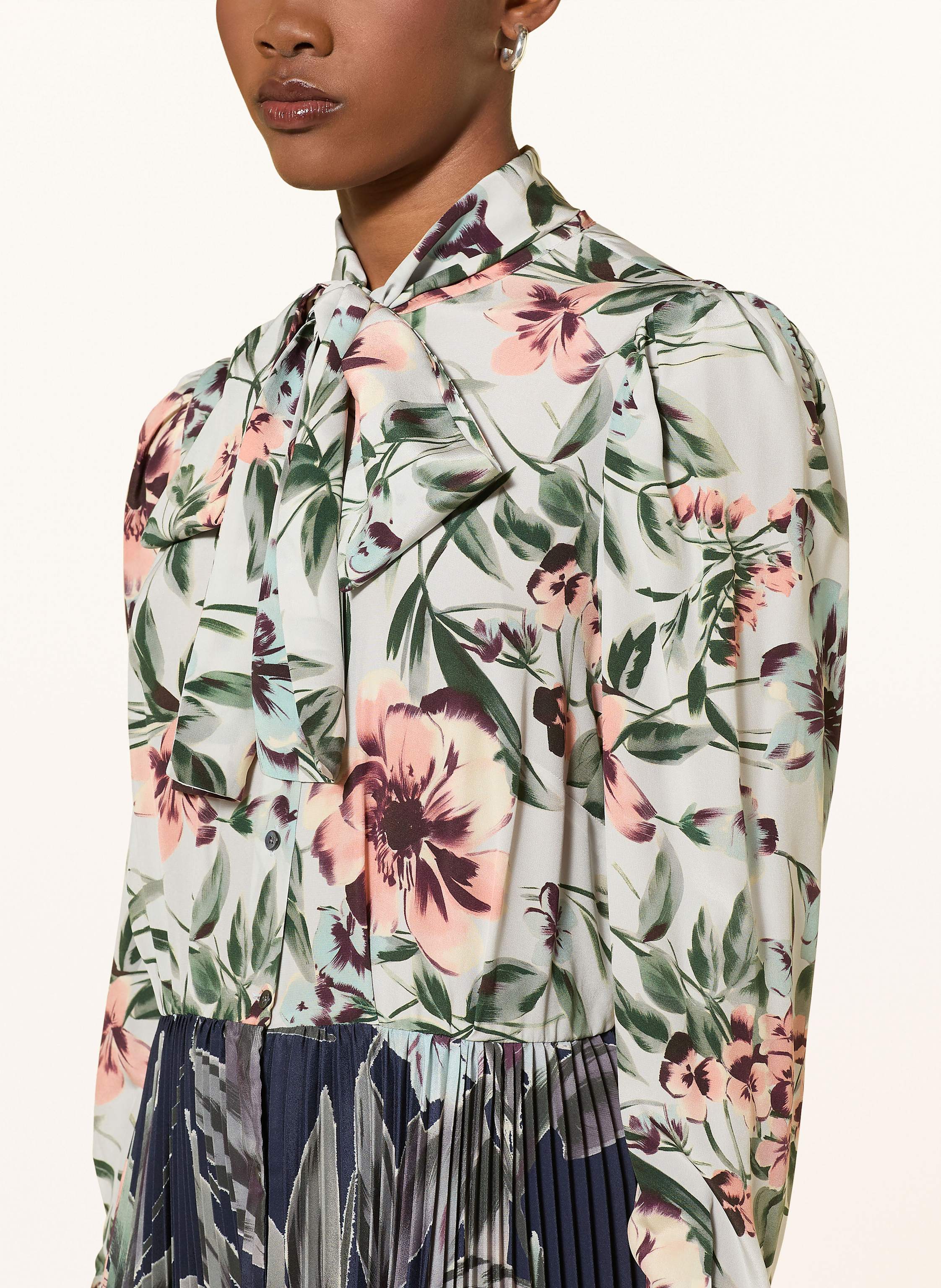 Thumbnail - Sara Roka Schluppenkleid Thiffy blau