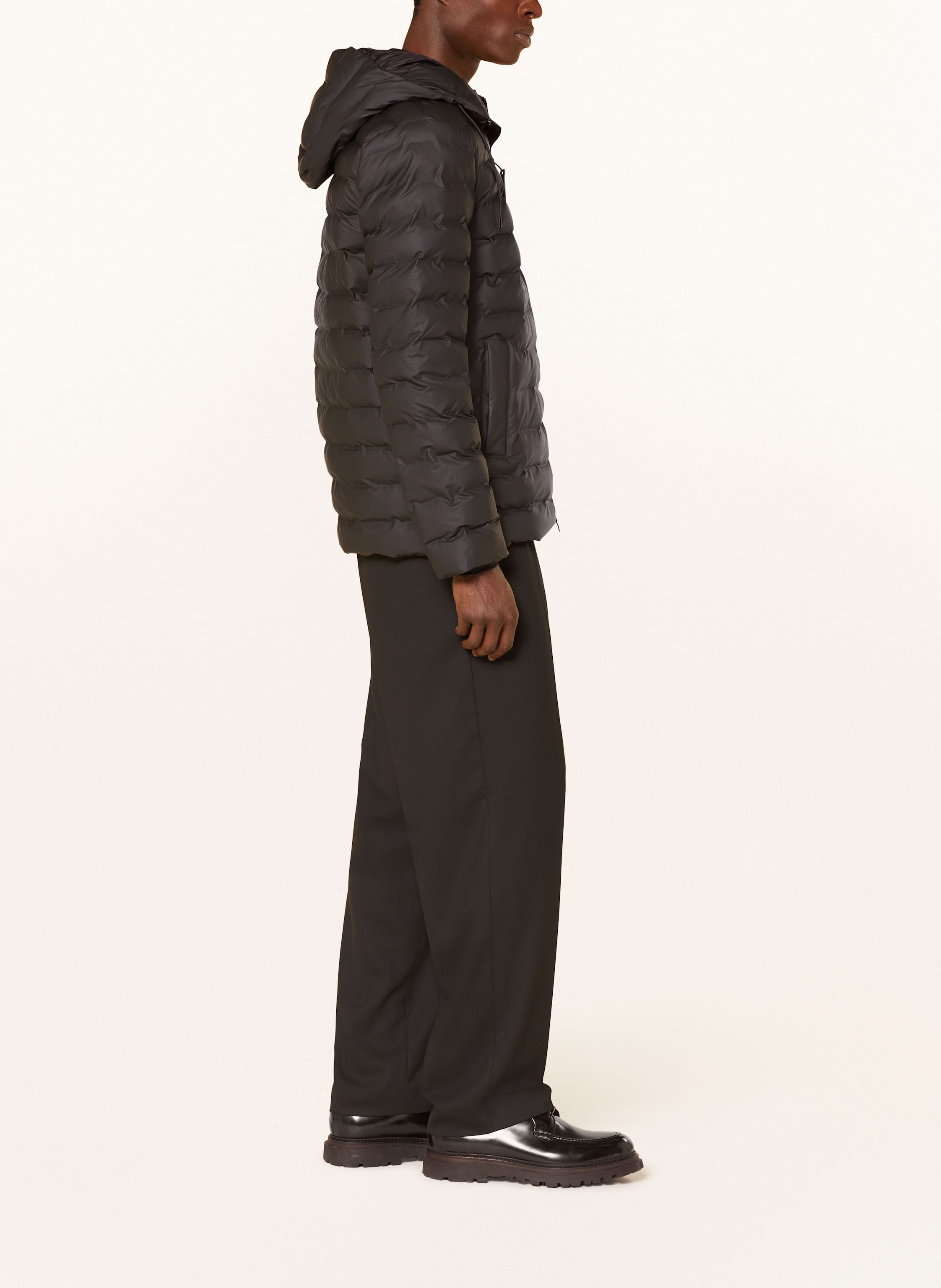 Thumbnail - Rains Steppjacke Lohja schwarz