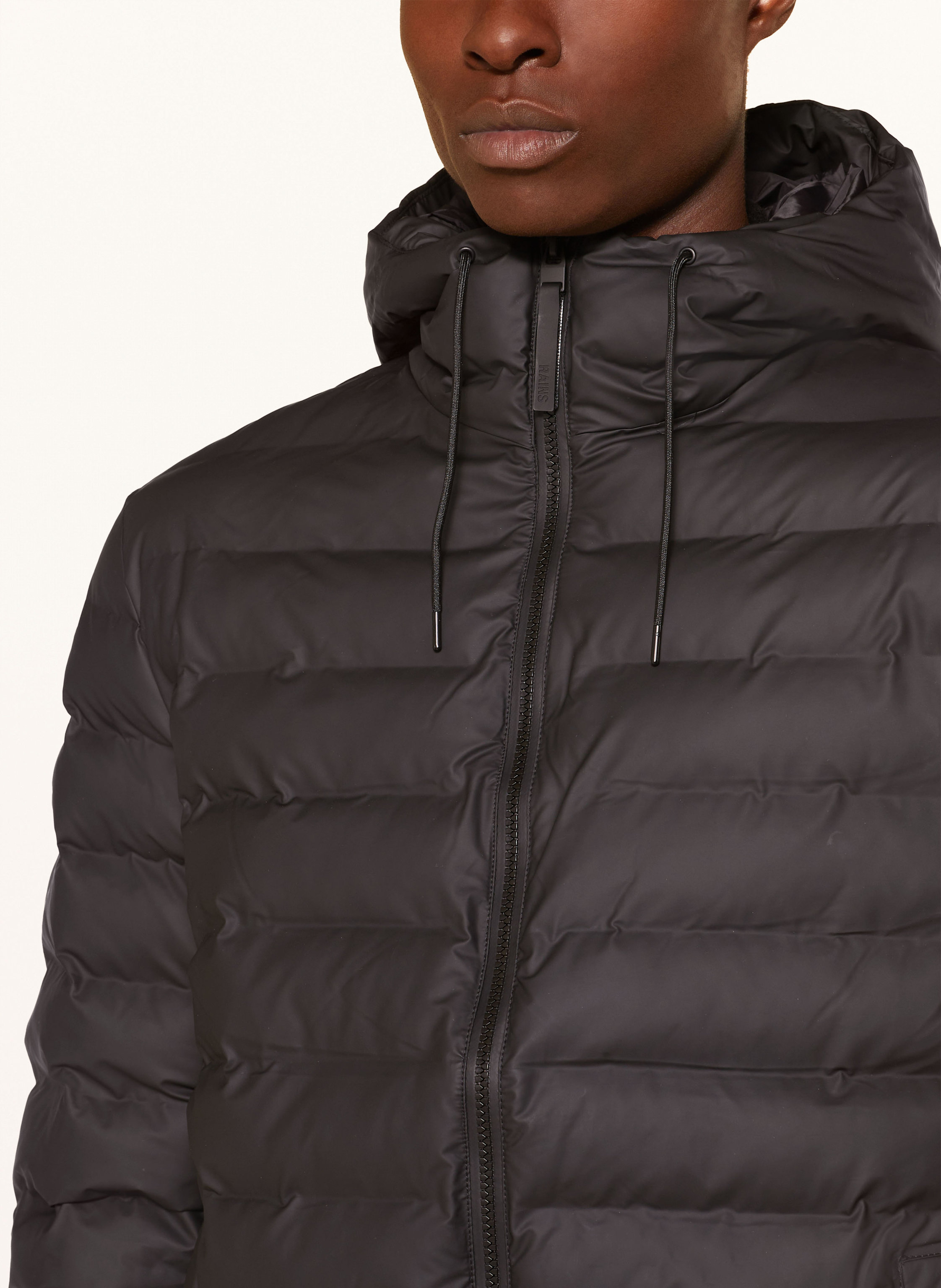 Thumbnail - Rains Steppmantel Lohja schwarz