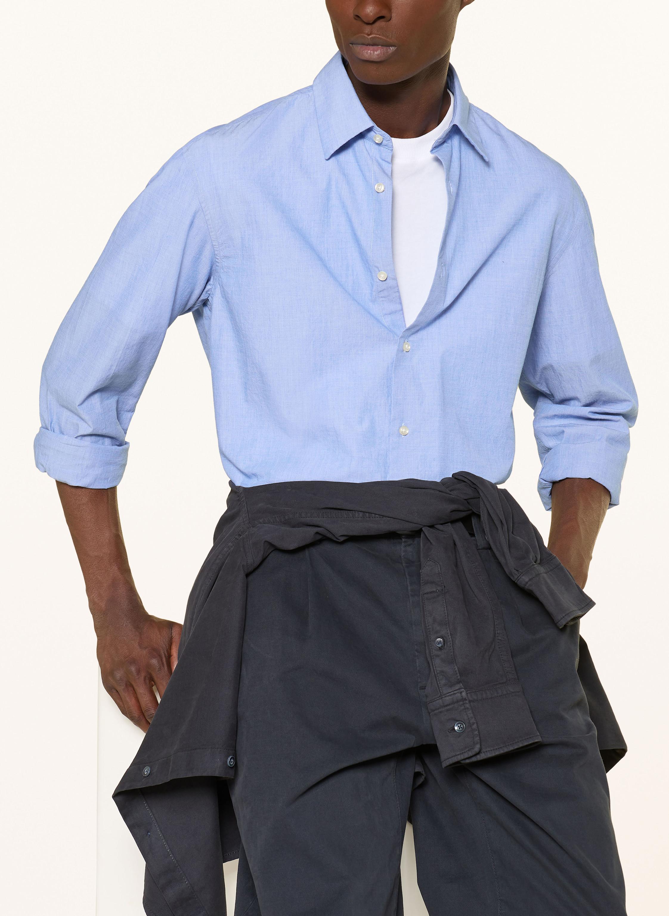 Thumbnail - Officine Générale Hemd Gad Comfort Fit blau