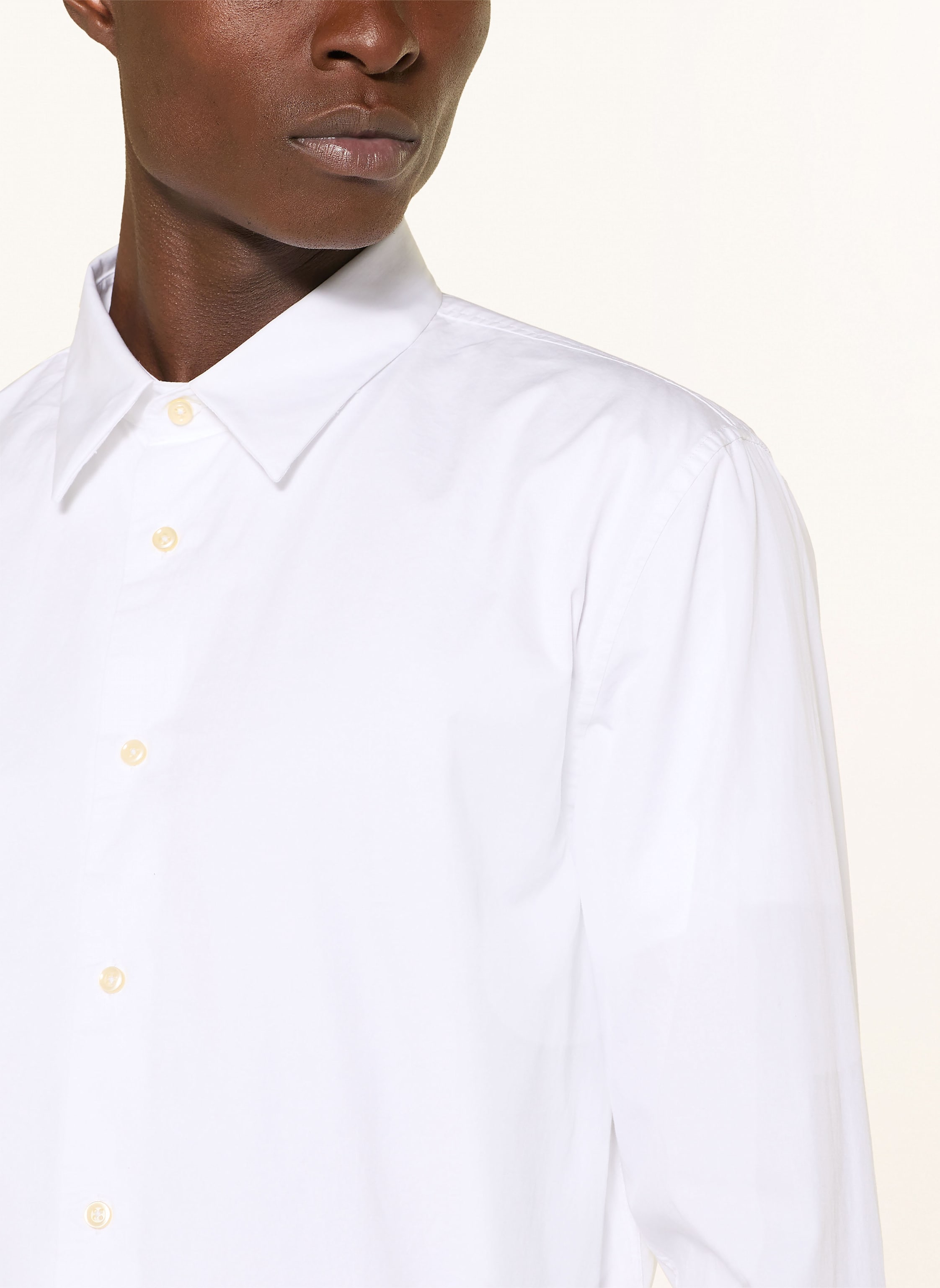 Thumbnail - Officine Générale Hemd Eloi Comfort Fit weiss