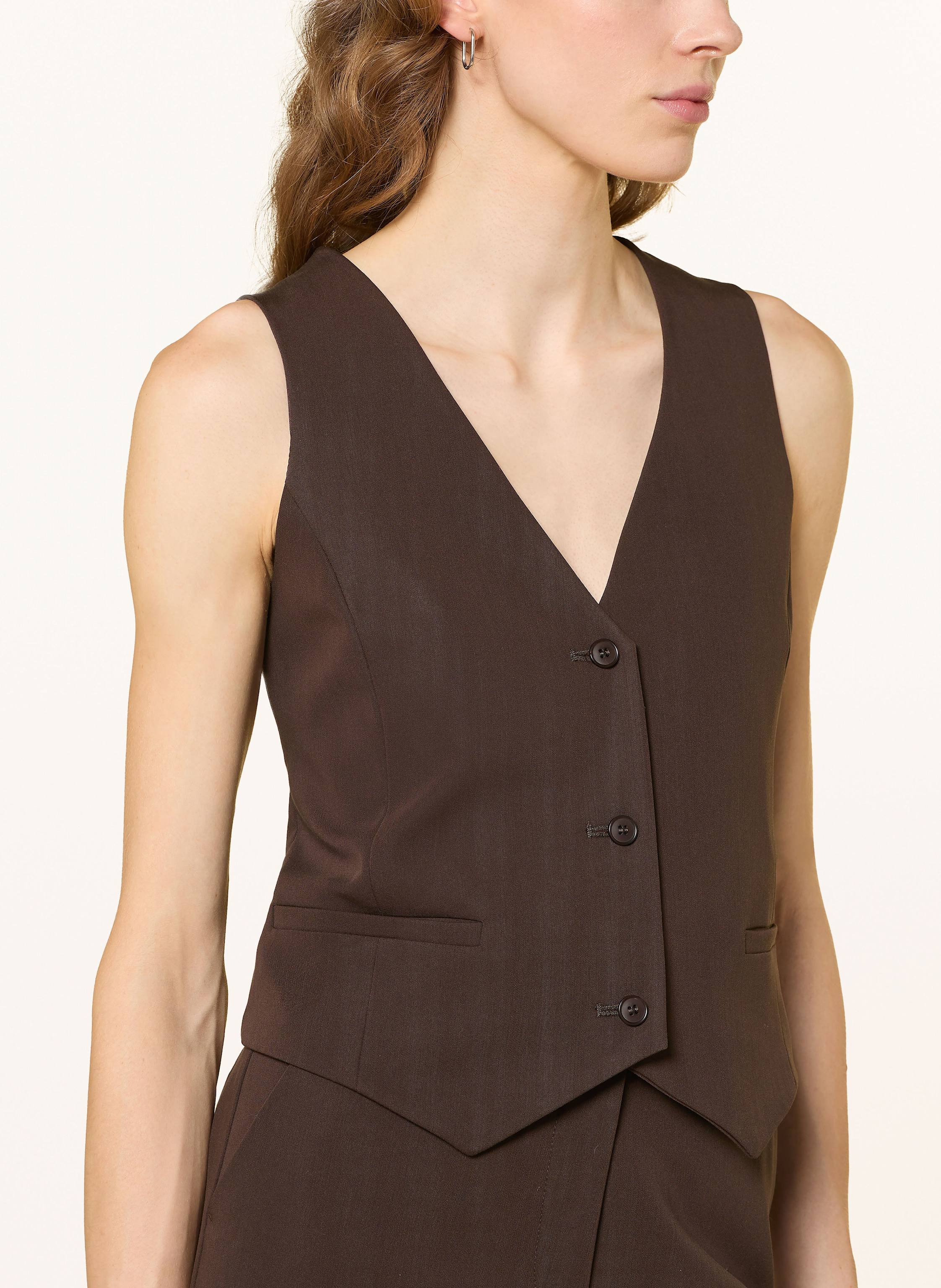 Thumbnail - Darling Harbour Blazerweste braun