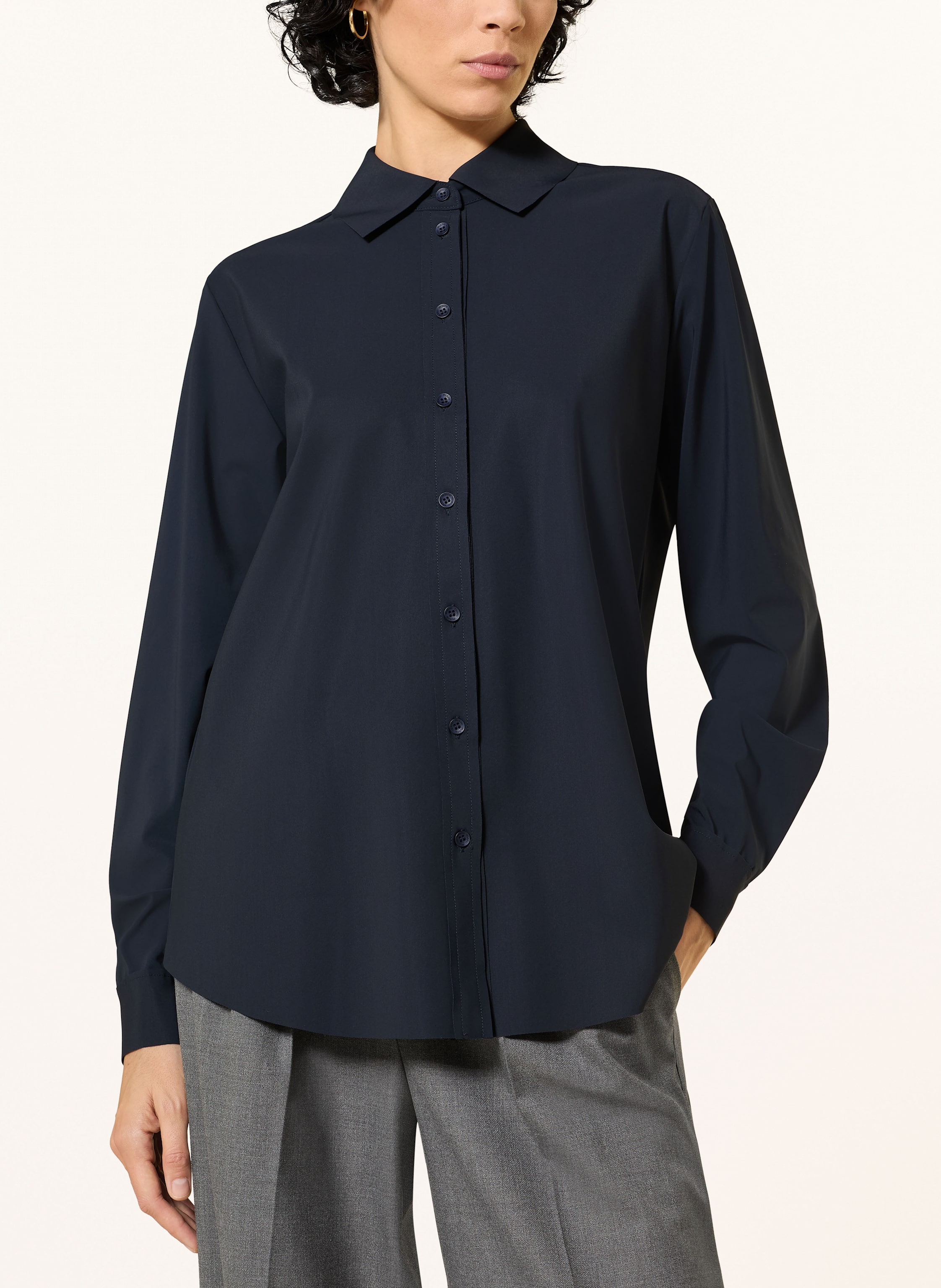 Thumbnail - Riani Hemdbluse Aus Jersey blau