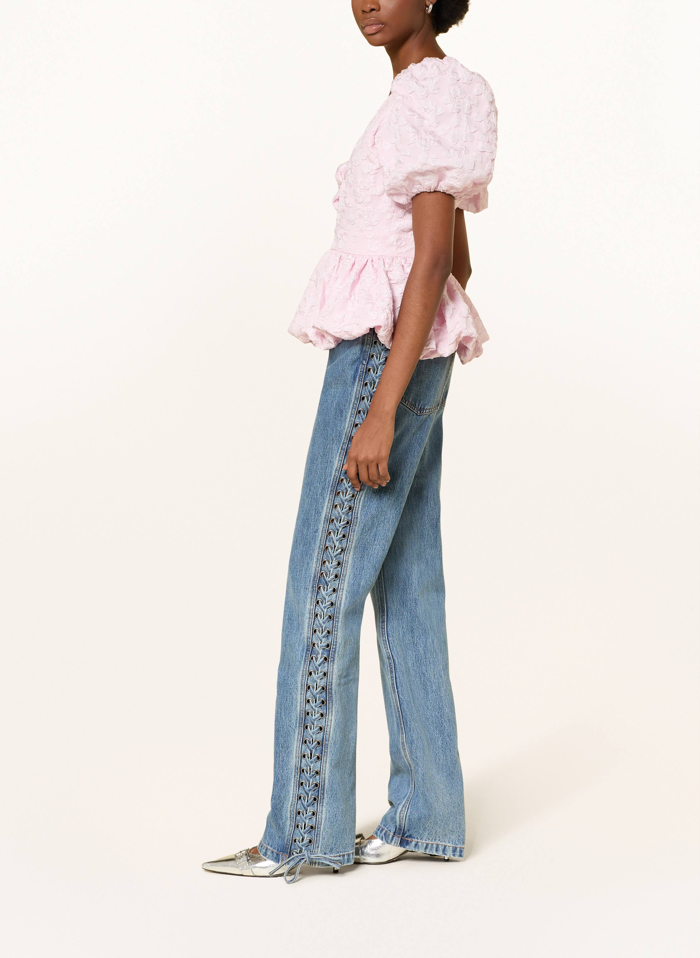 Thumbnail - Rotate Straight Jeans blau
