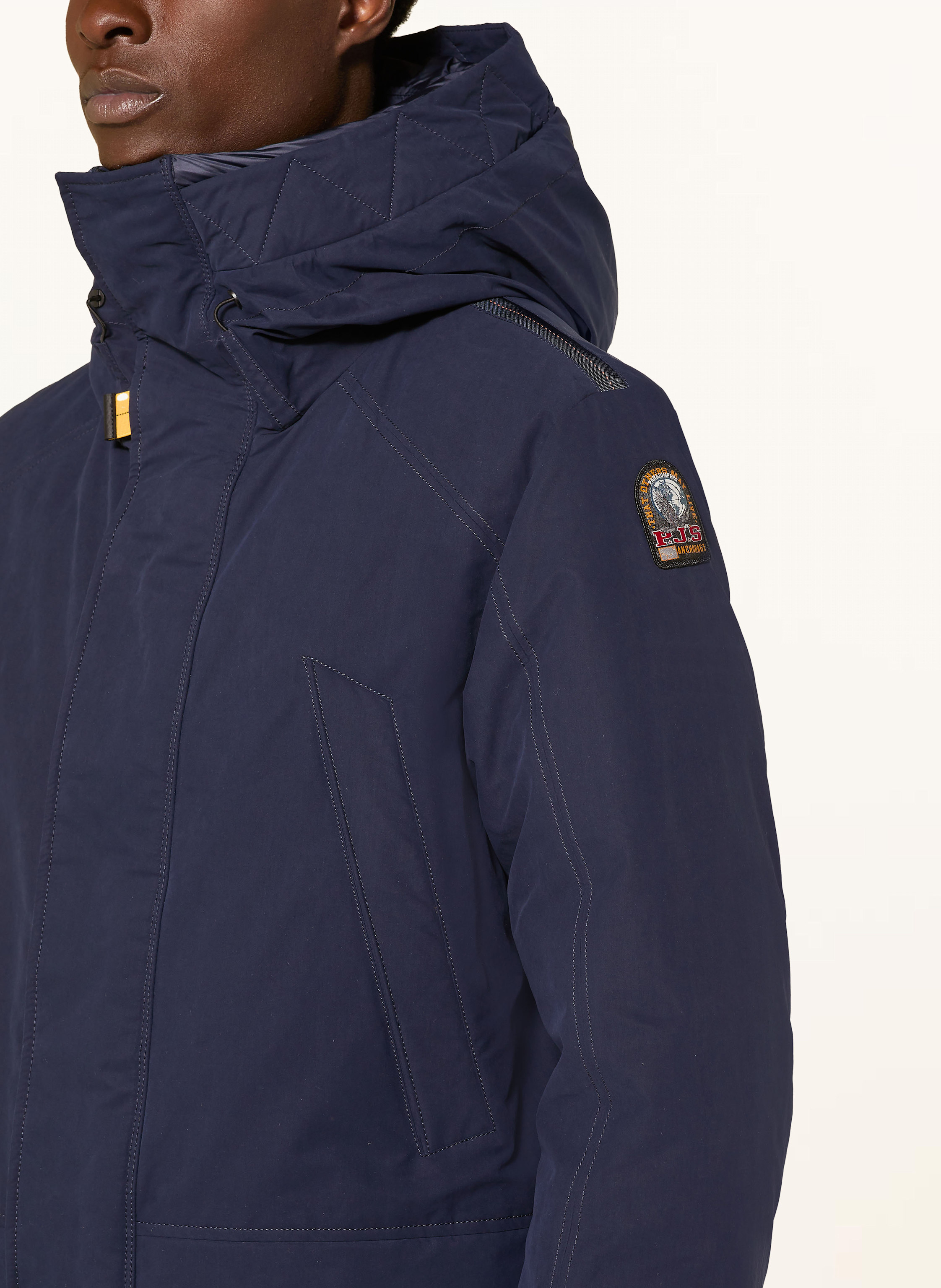 Thumbnail - Parajumpers Daunenmantel Efrem blau