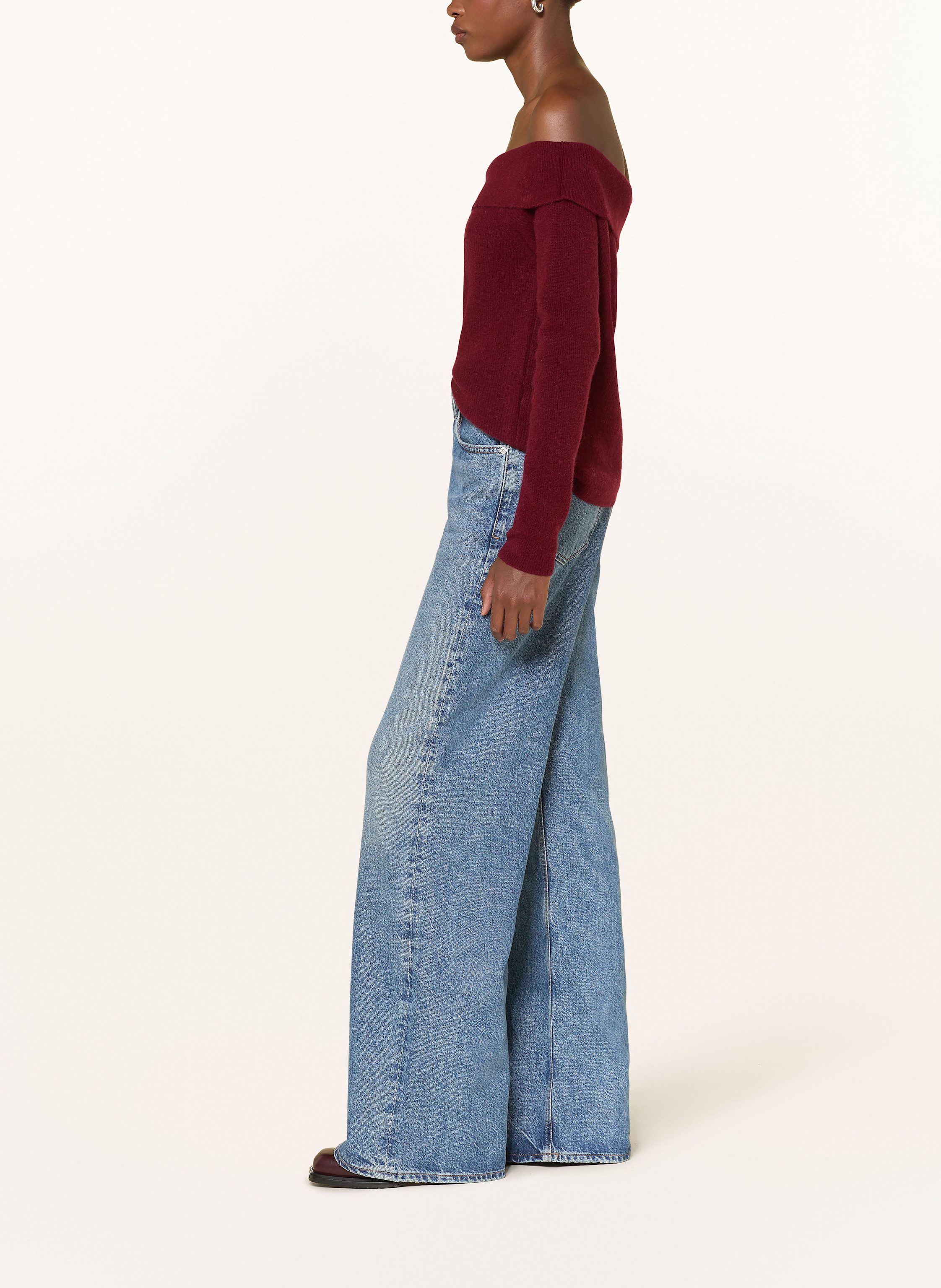 Thumbnail - Citizens Of Humanity Wide Leg Jeans Paloma blau