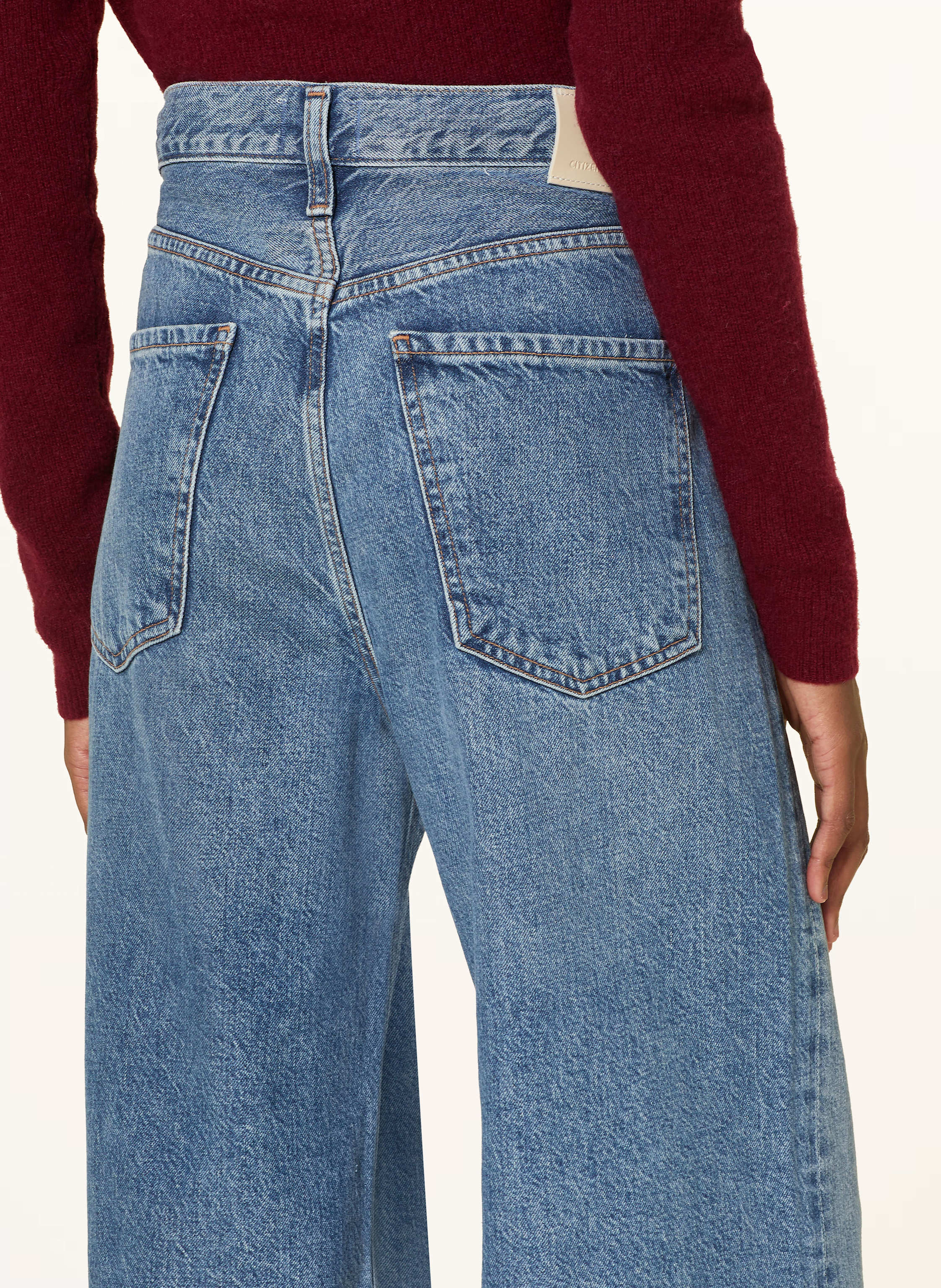 Thumbnail - Citizens Of Humanity Wide Leg Jeans Paloma blau