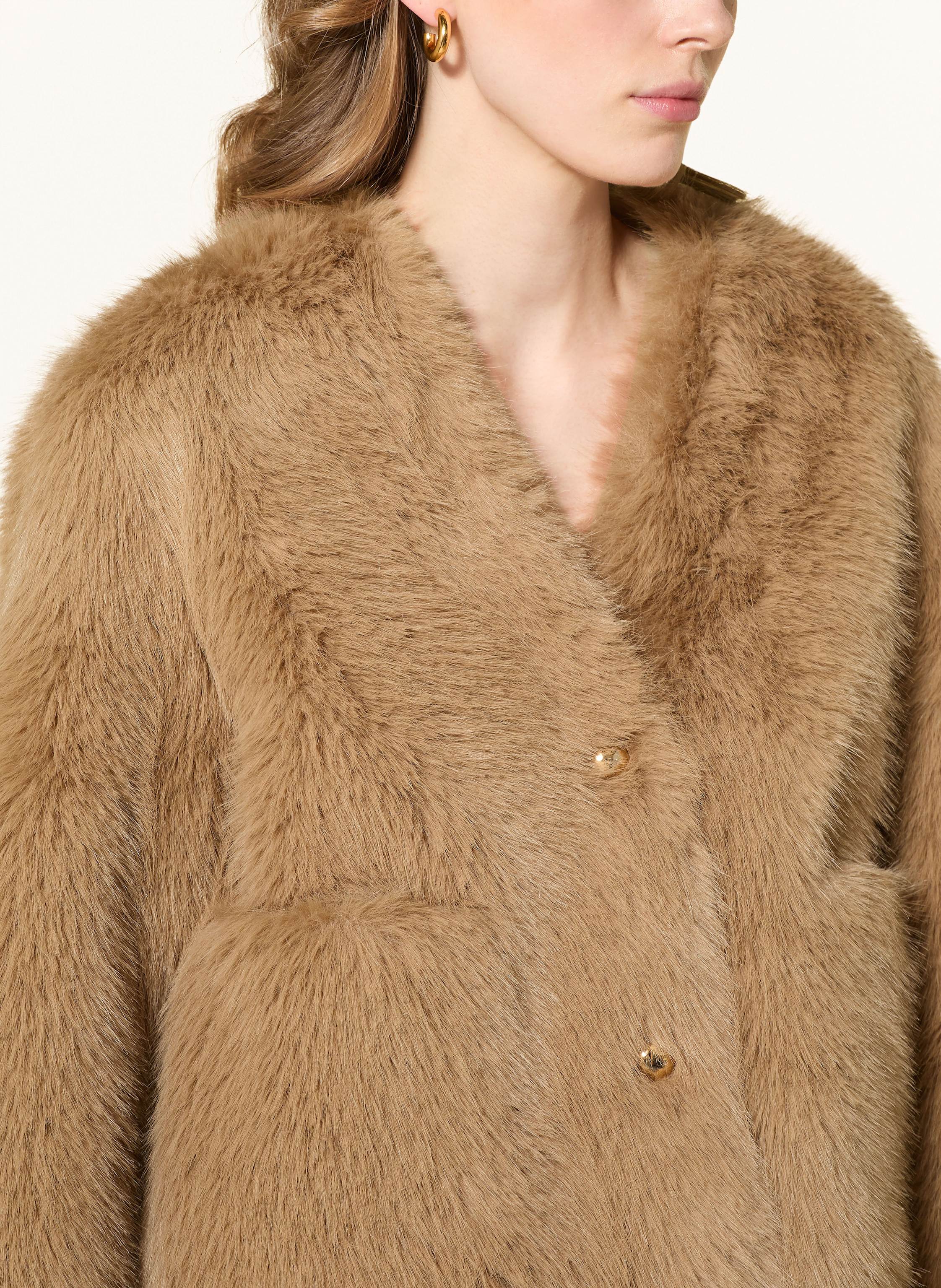 Thumbnail - Rich & Royal Kunstfell-Jacke beige