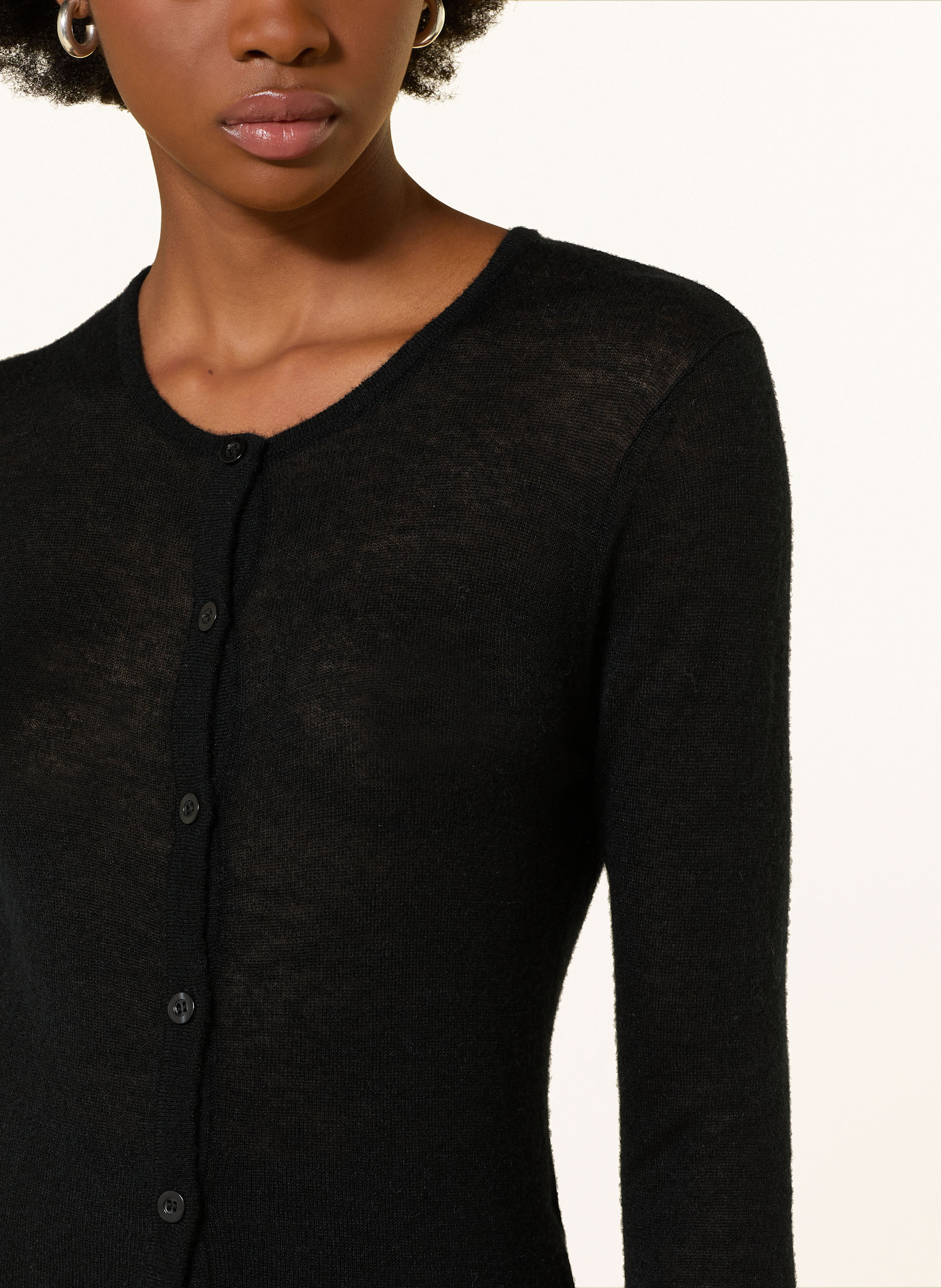 Thumbnail - Samsøe Samsøe Strickjacke Sarose schwarz