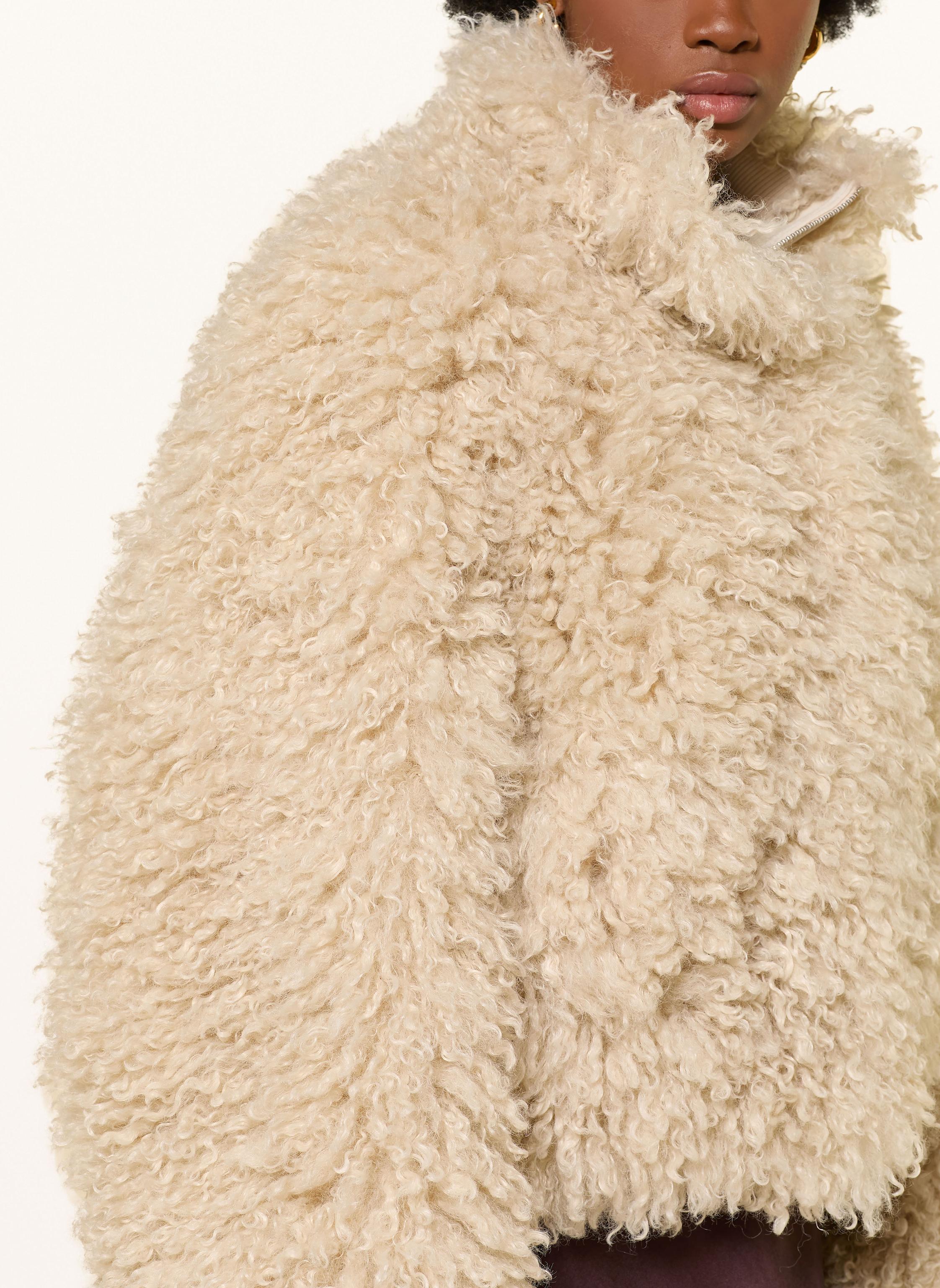 Thumbnail - Samsøe Samsøe Kunstfell-Jacke Samedda weiss