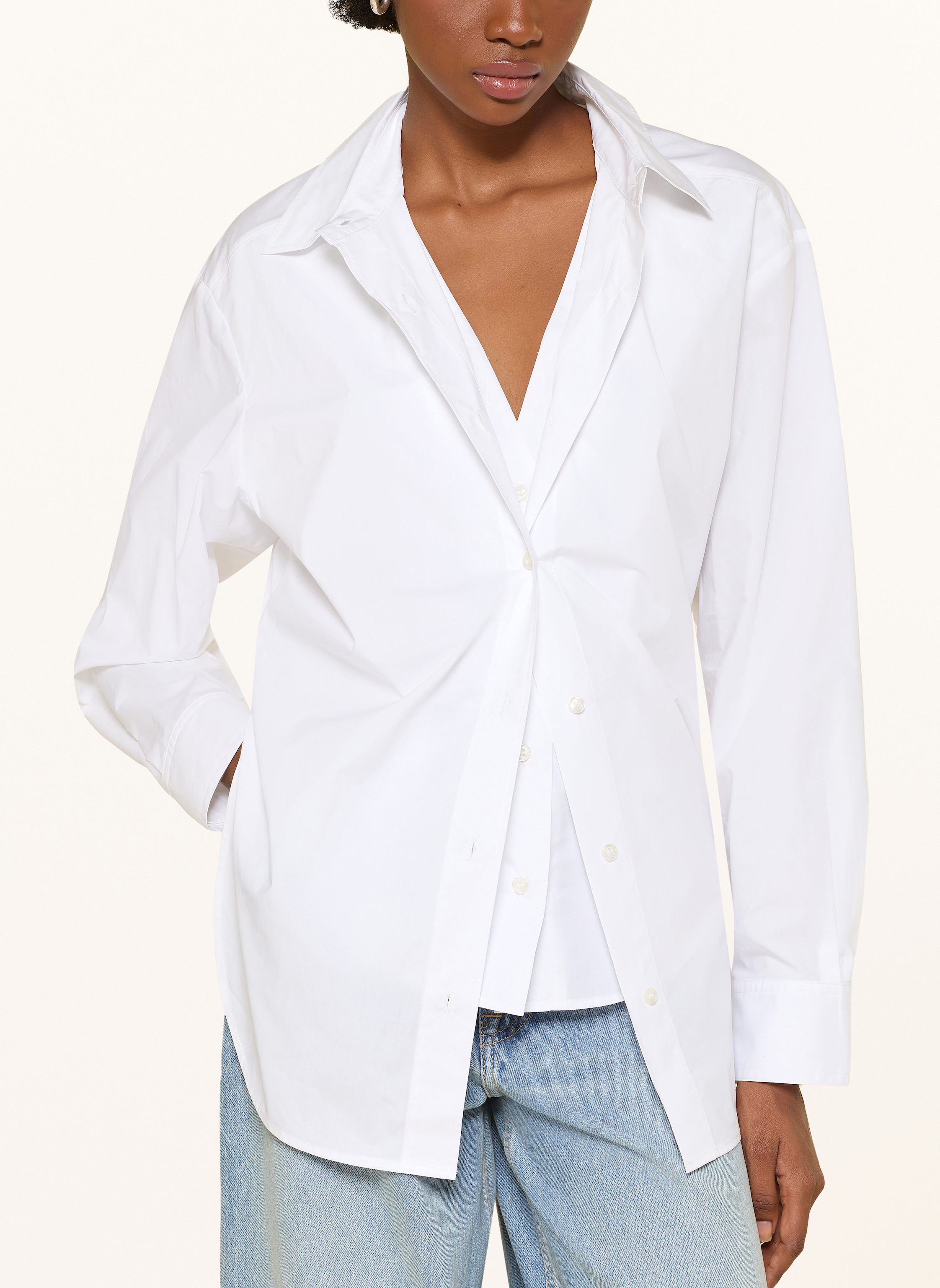 Thumbnail - Samsøe  Samsøe Hemdbluse Samoon weiss