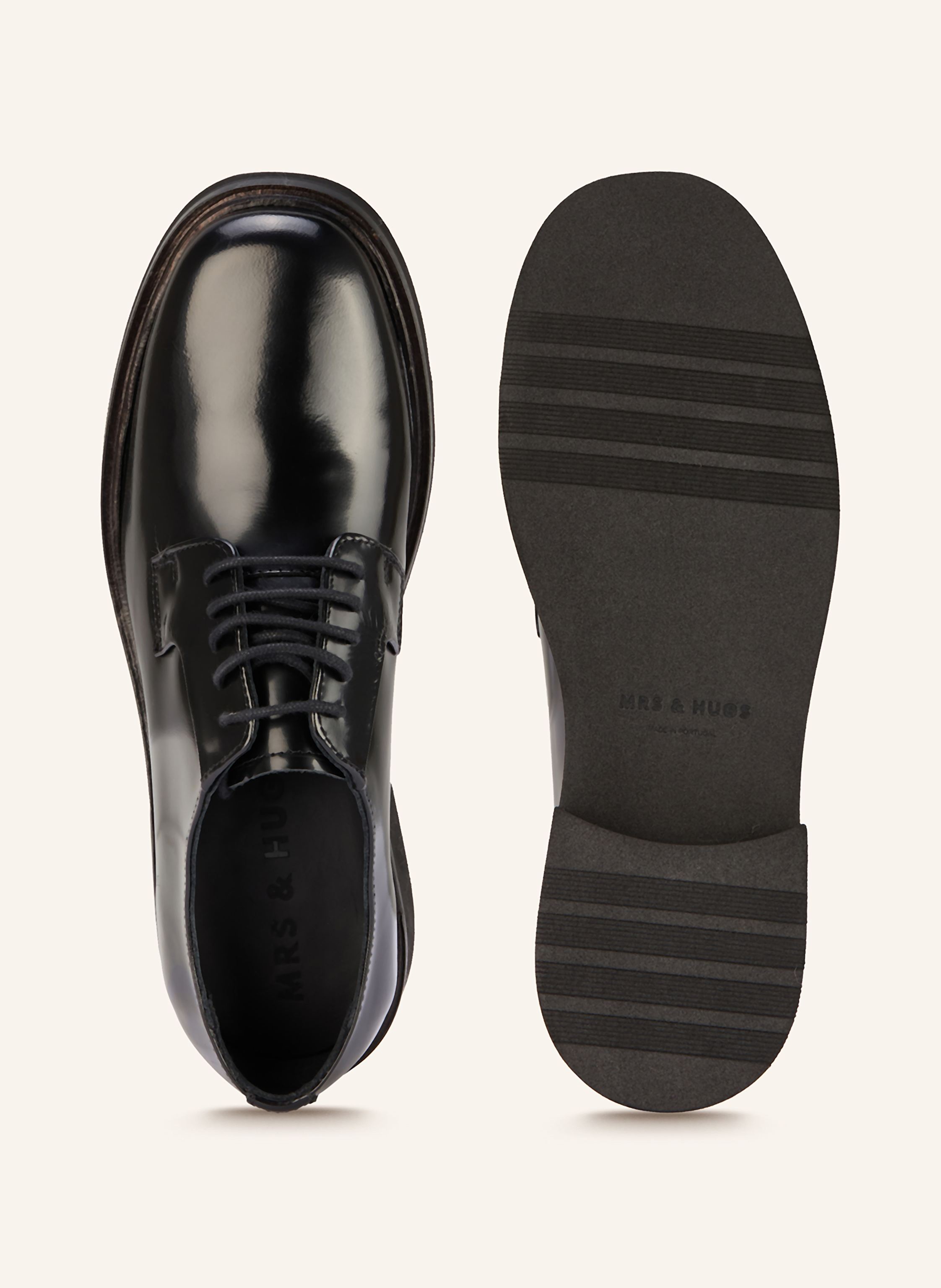 Thumbnail - Mrs & Hugs Lackschnürer schwarz