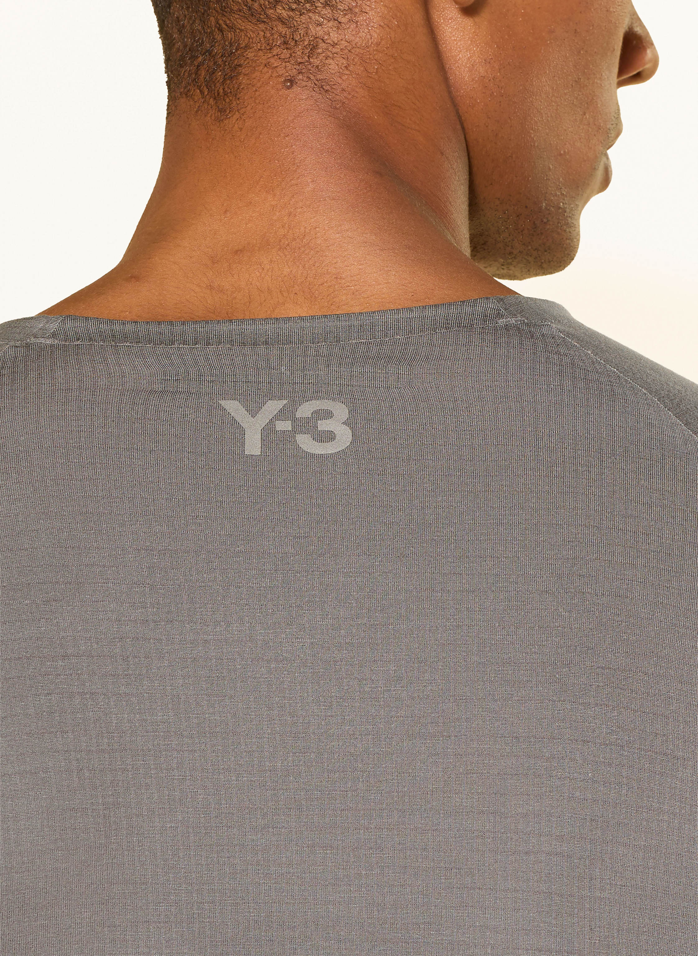 Thumbnail - Y-3 Laufshirt Granit grau