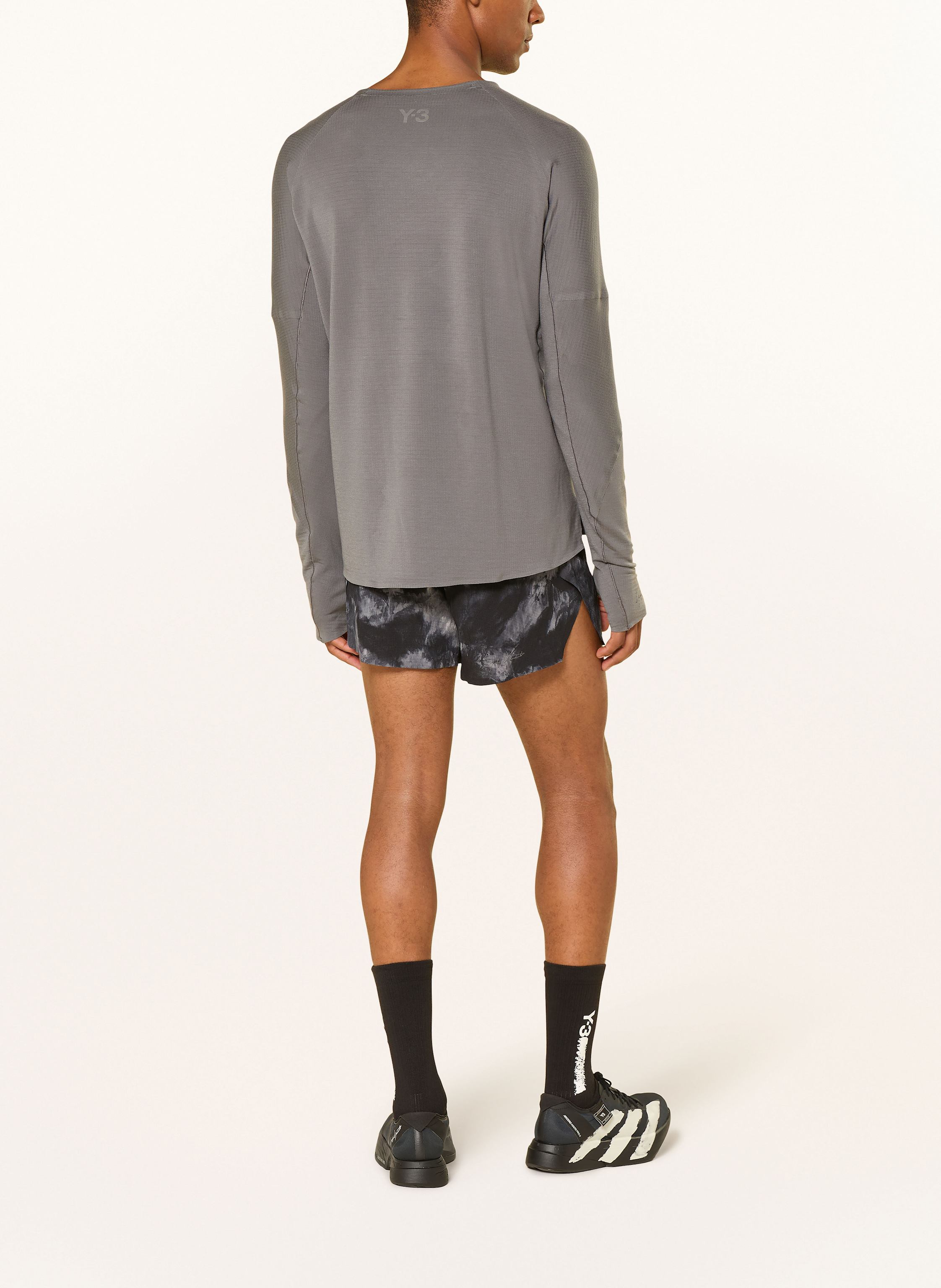 Thumbnail - Y-3 2-In-1-Laufshorts schwarz
