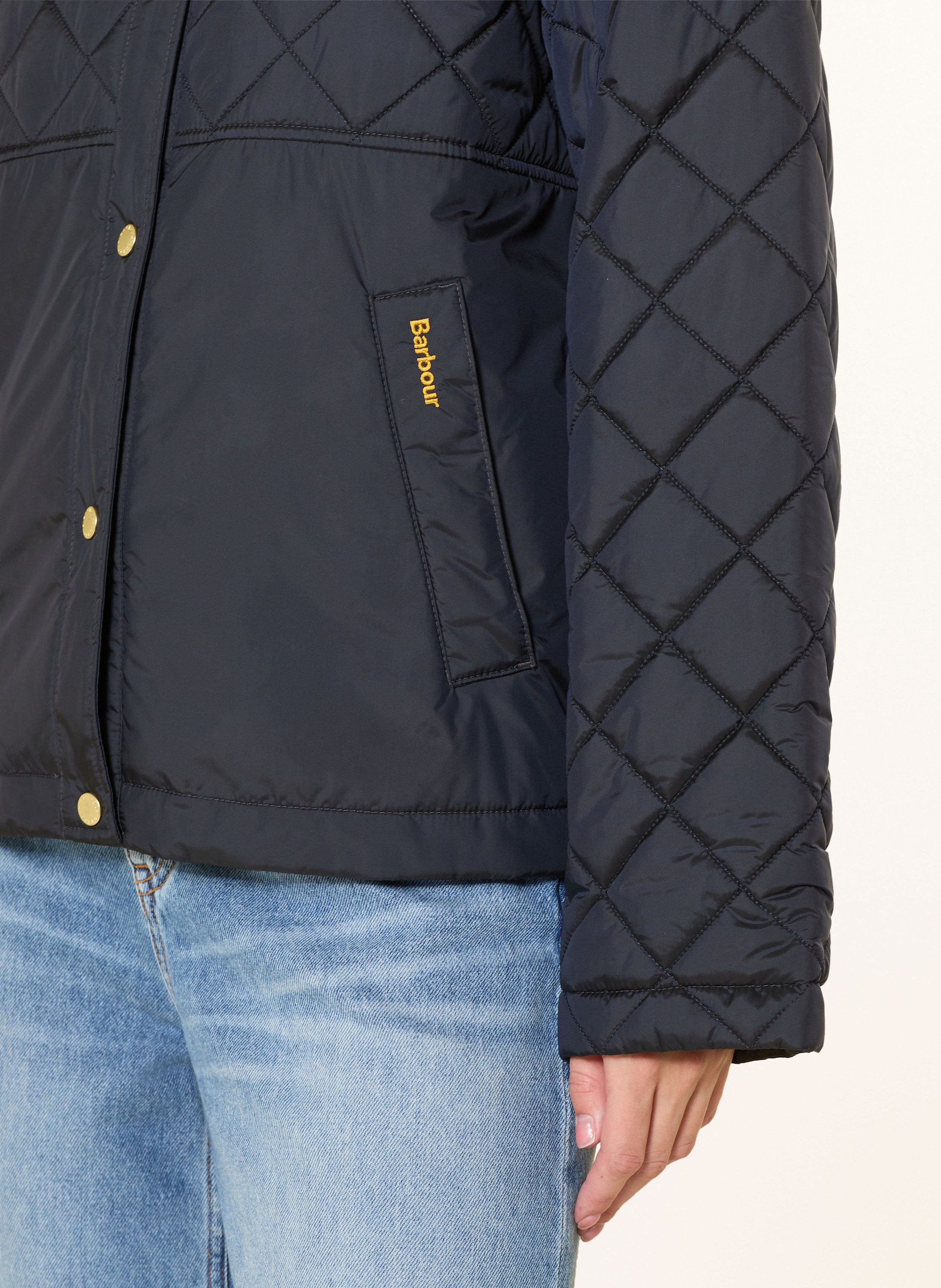 Thumbnail - Barbour Steppjacke Wetherby blau