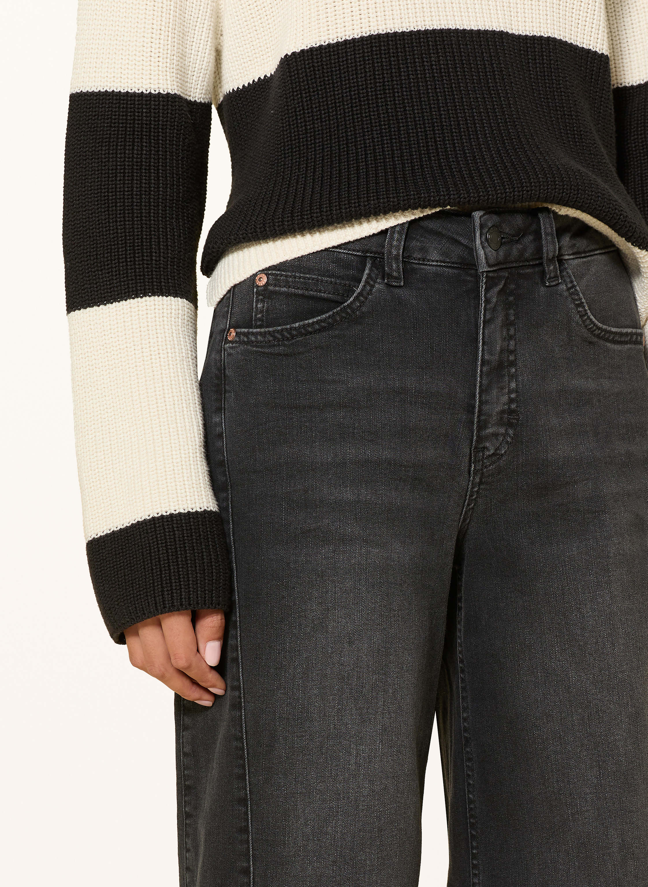 Thumbnail - Opus Pants Barrel Jeans Melly Twist blau