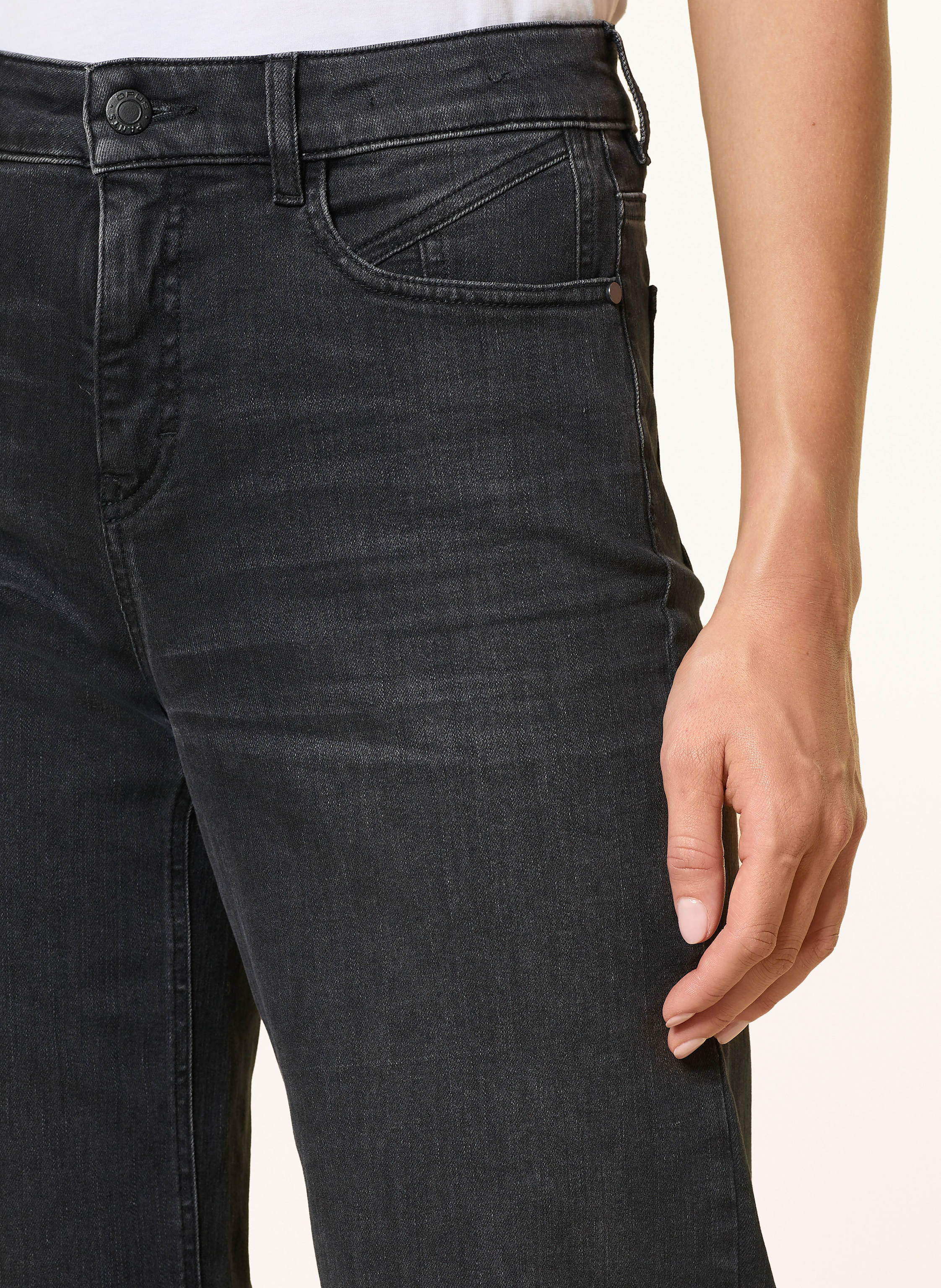 Thumbnail - Opus Pants Wide Leg Jeans Melly Cool blau