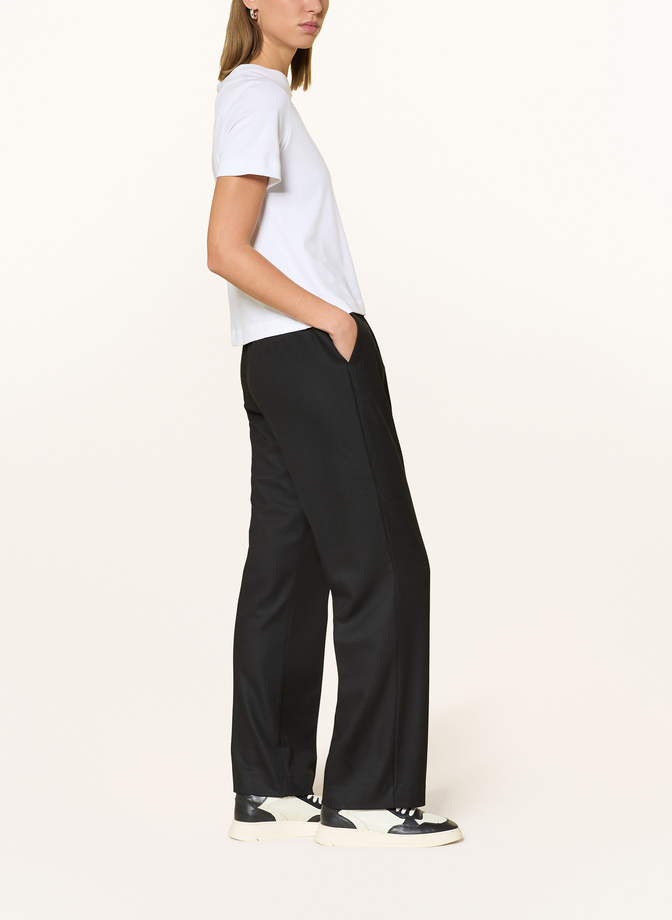 Thumbnail - Opus Pants Marlenehose Macie Vibe schwarz
