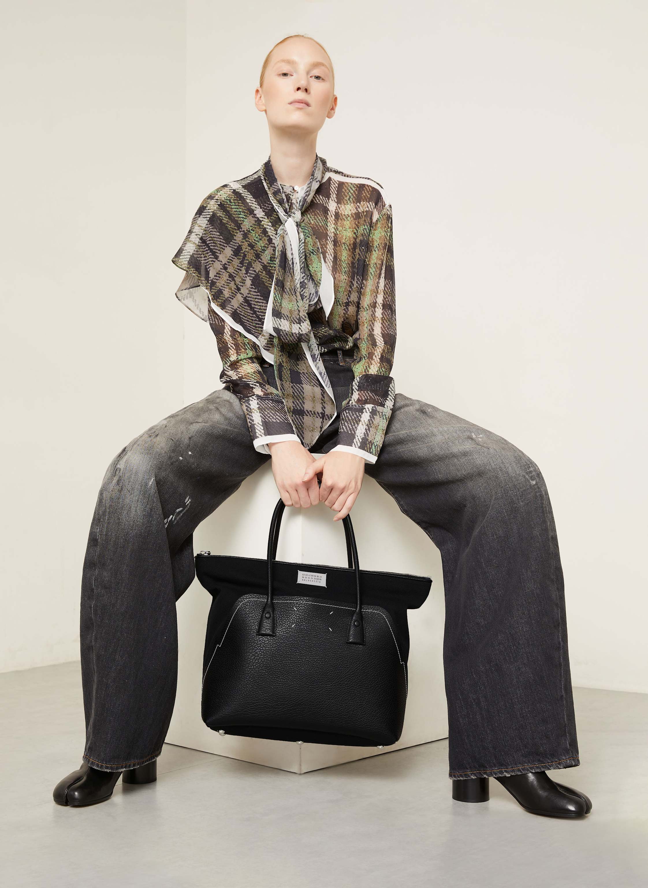 Thumbnail - Maison Margiela Shopper Medium schwarz