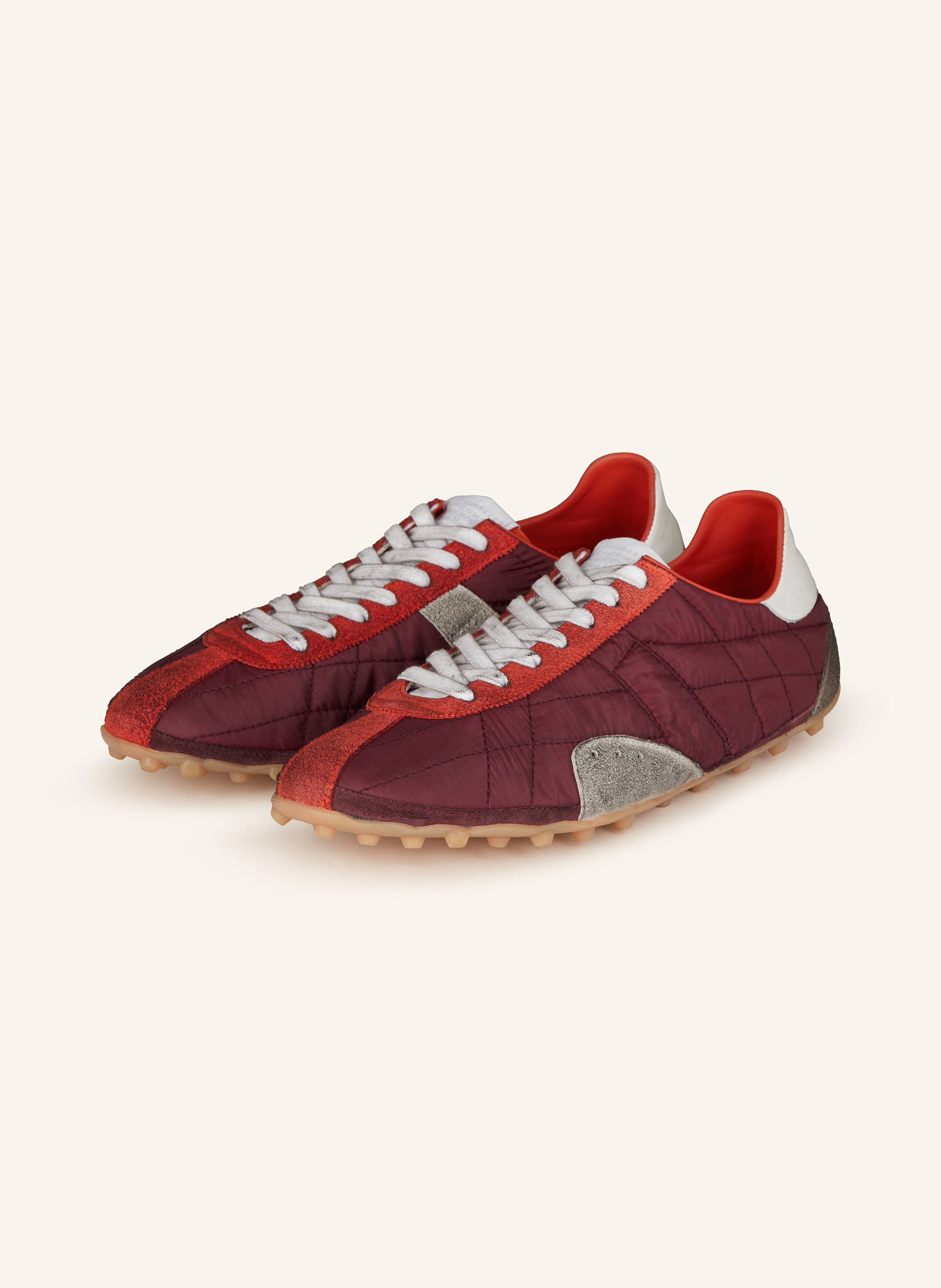Maison Margiela Maison Margiela Sneaker Sprinters rot in DUNKELROT / ROT / ECRU