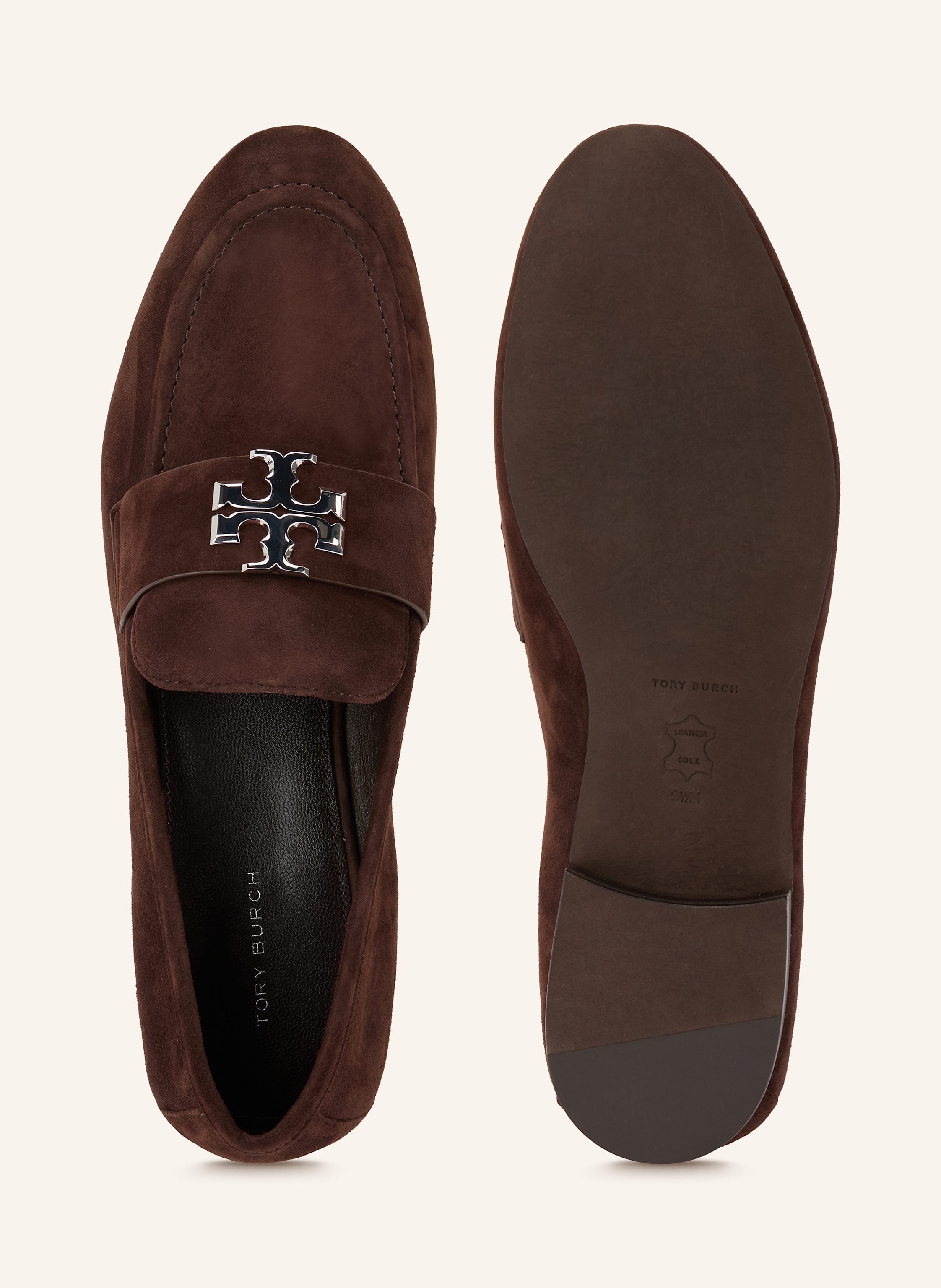 Thumbnail - Tory Burch Loafer Eleanor braun