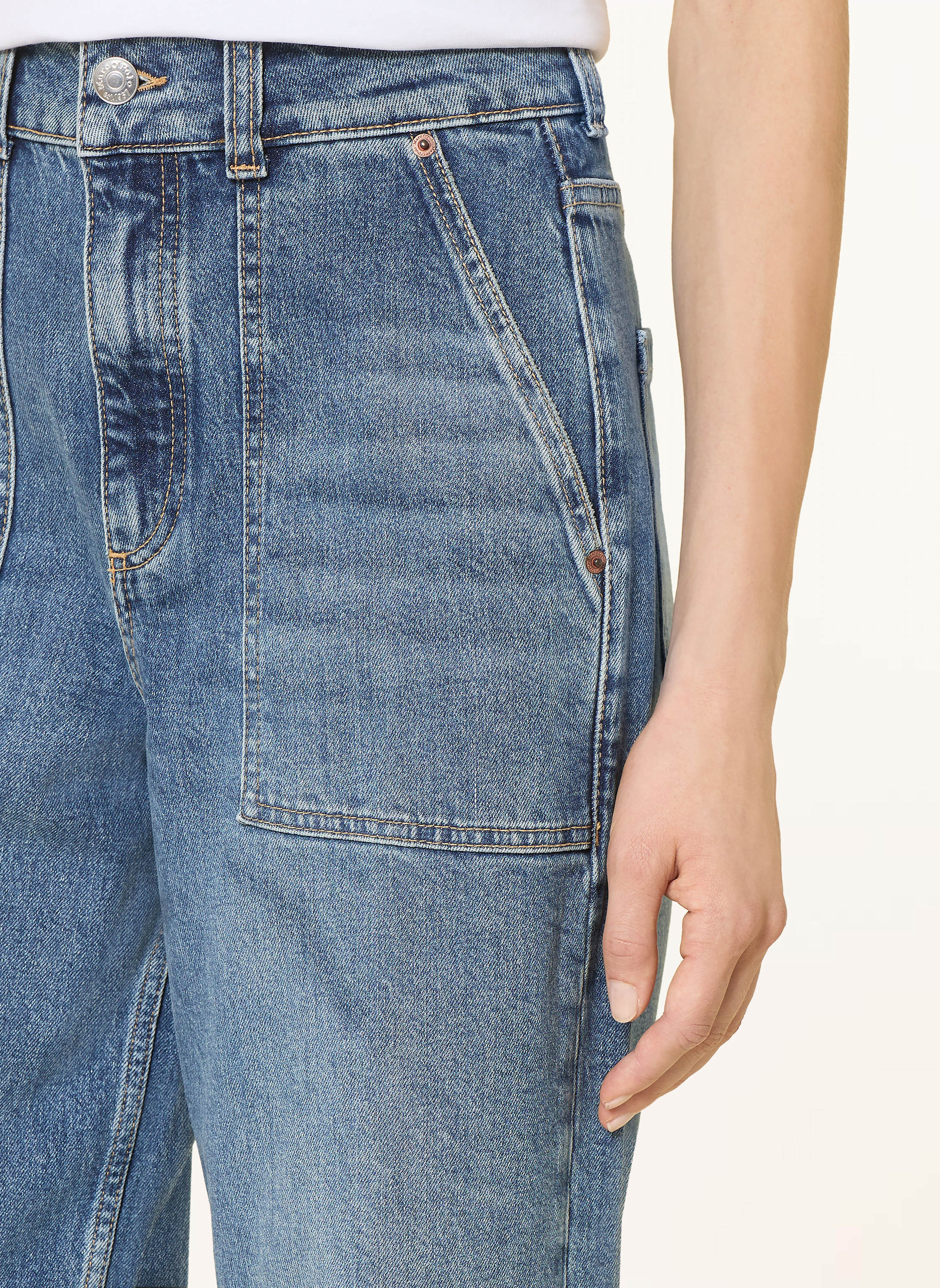 Thumbnail - Marc O'polo Wide Leg Jeans blau