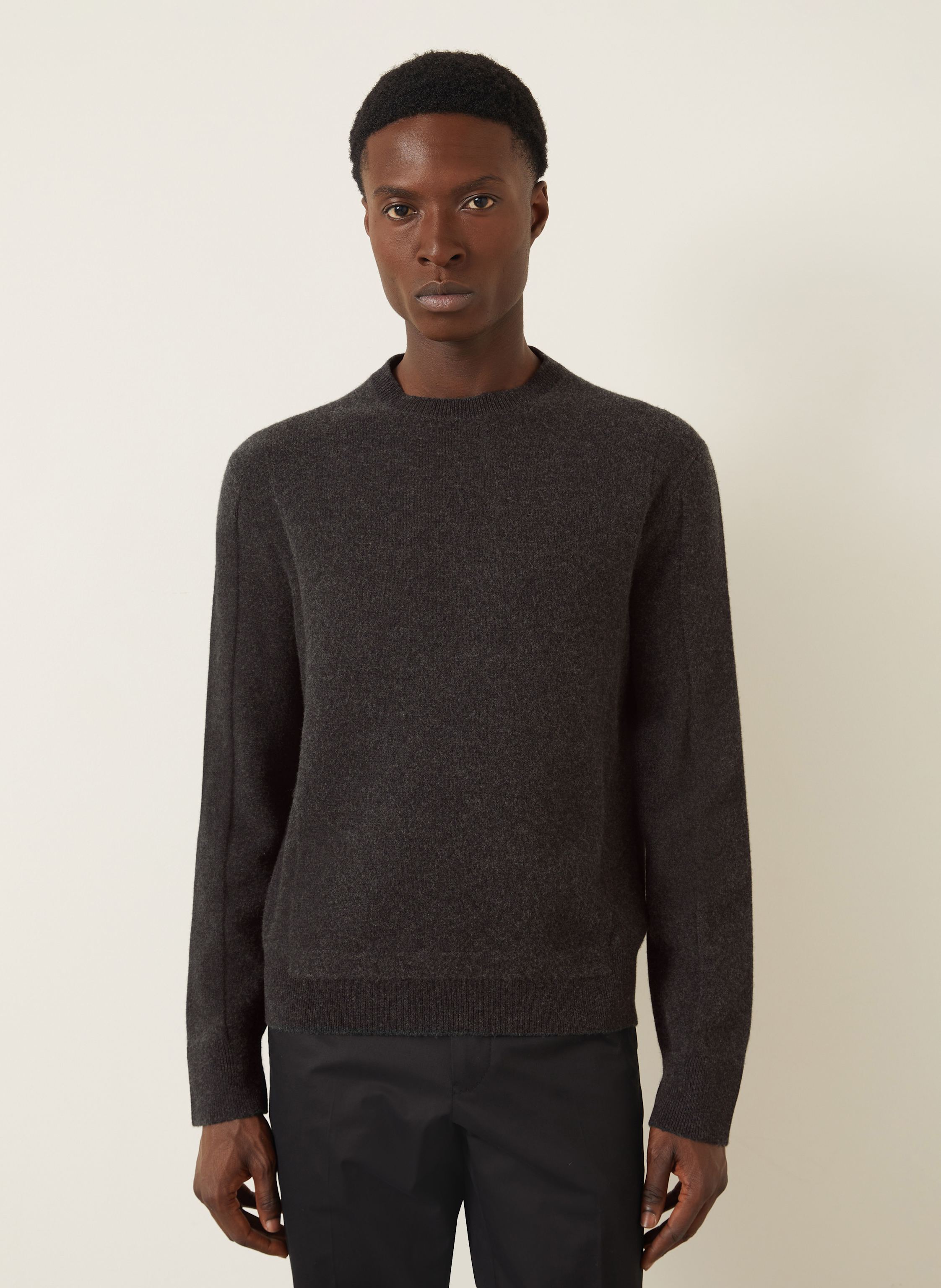 Thumbnail - Zegna Pullover Mit Cashmere grau