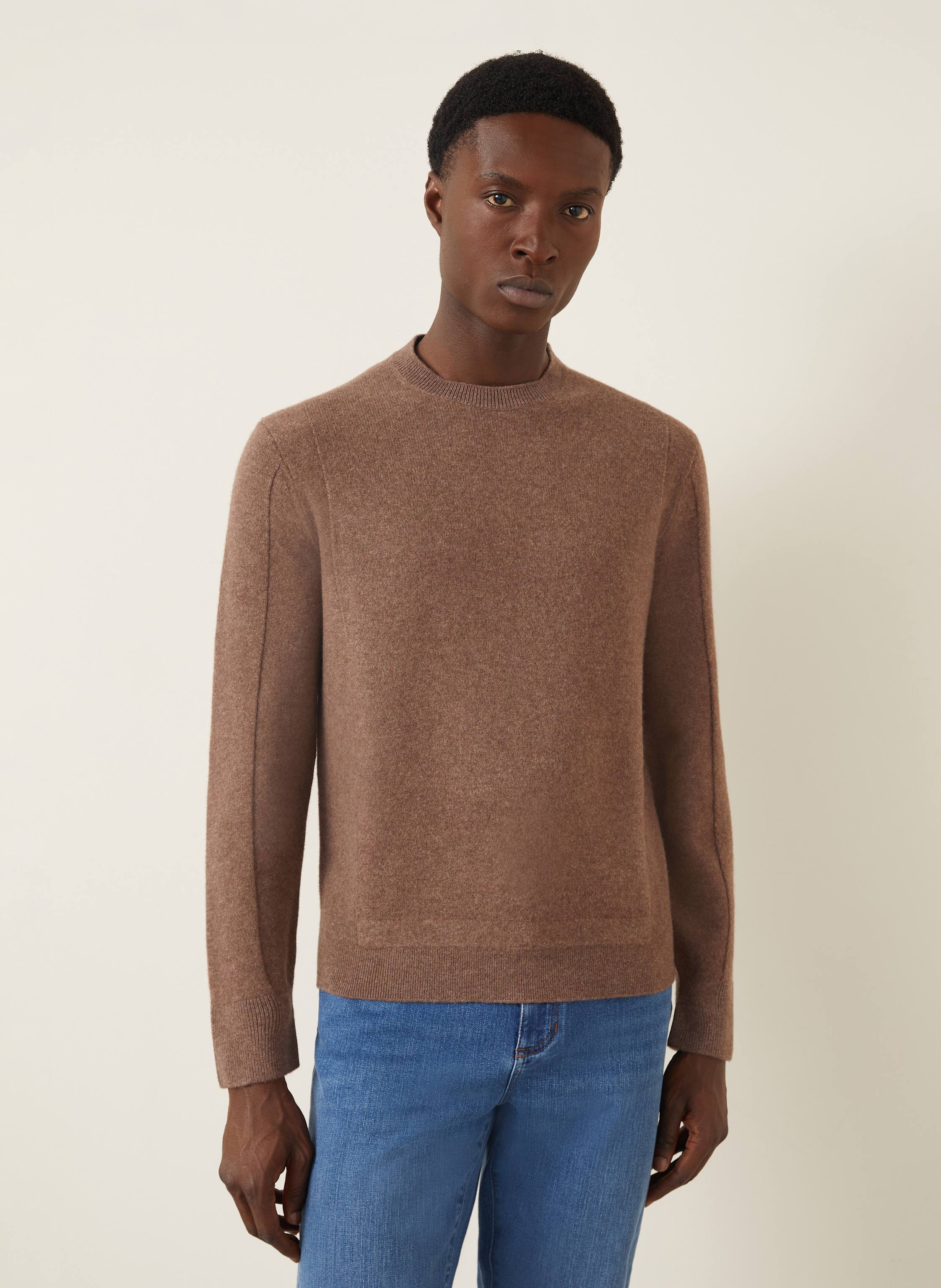 Thumbnail - Zegna Pullover Mit Cashmere braun