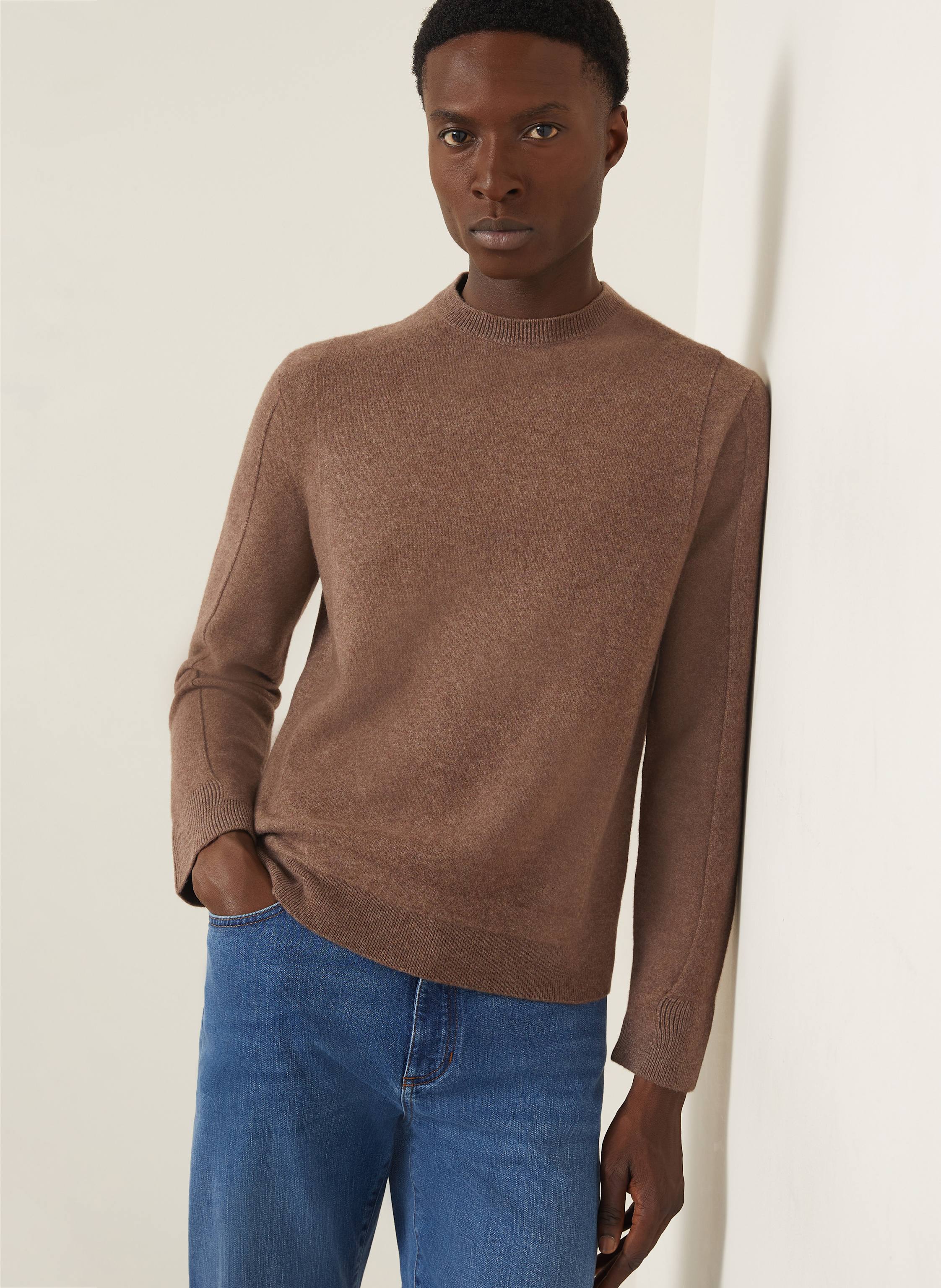 Thumbnail - Zegna Pullover Mit Cashmere braun