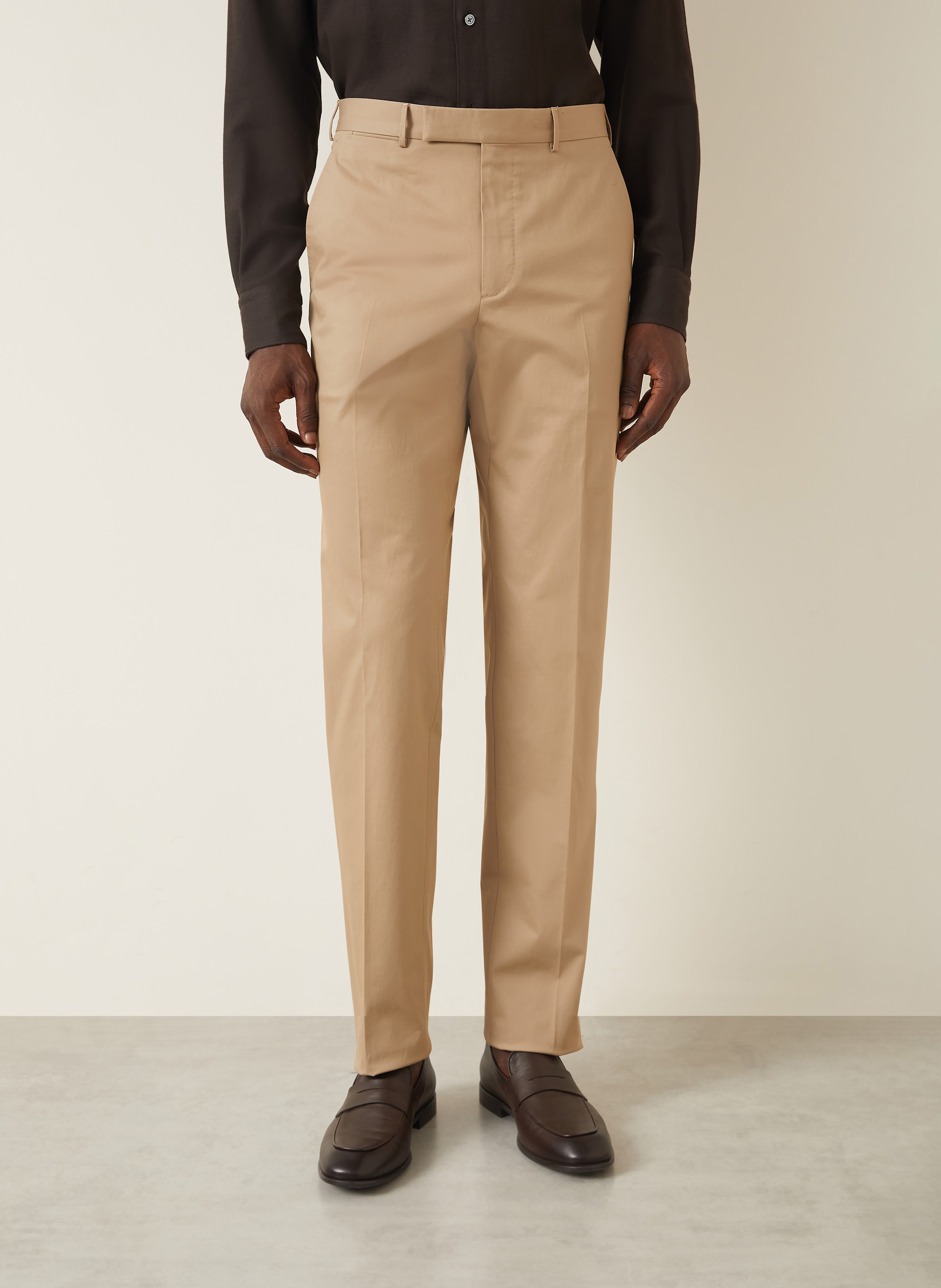 Thumbnail - Zegna Chino Slim Fit beige