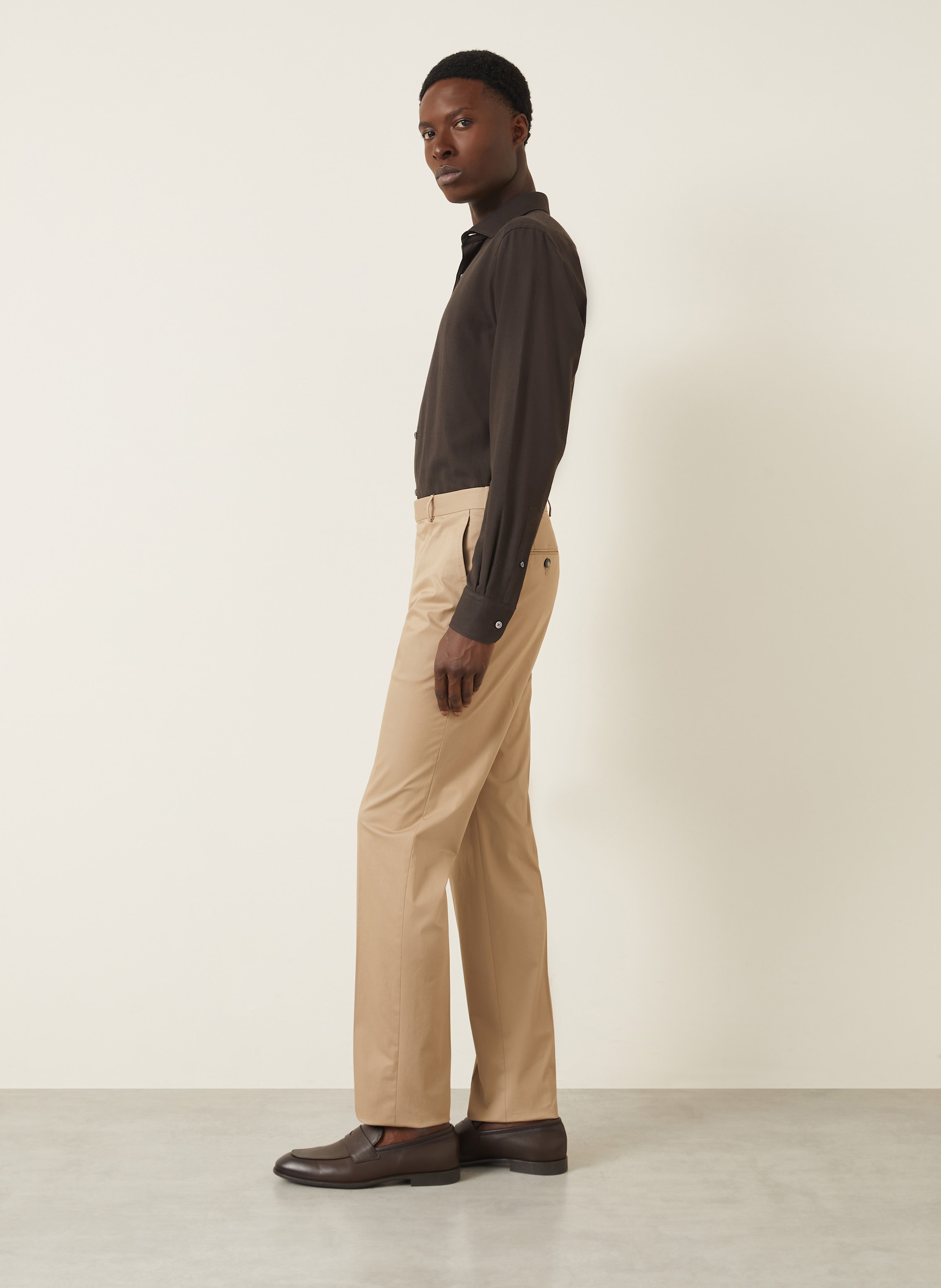 Thumbnail - Zegna Chino Slim Fit beige