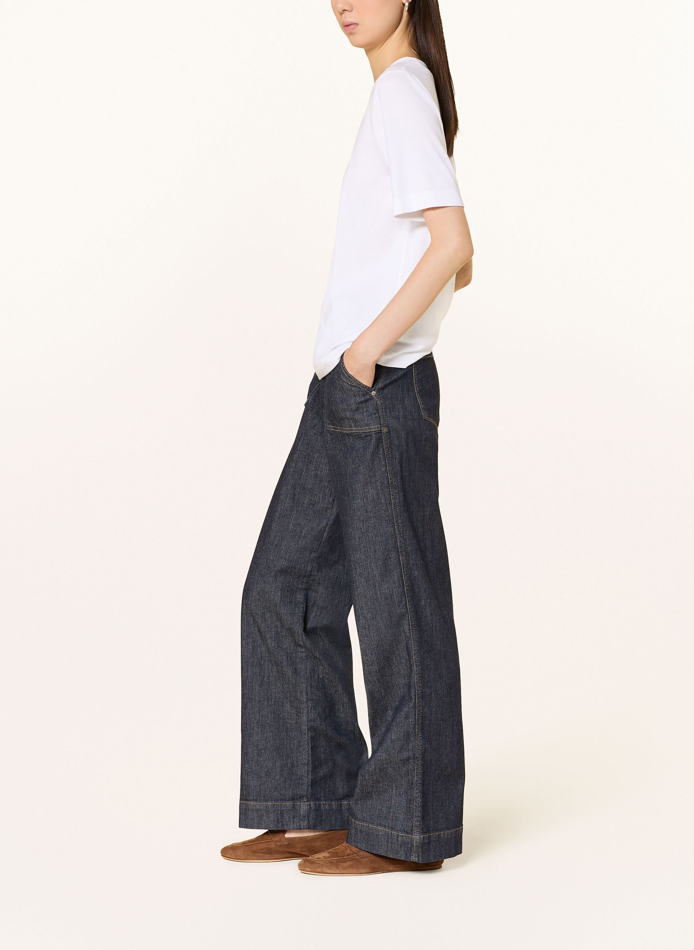 Thumbnail - Buena Vista Wide Leg Jeans blau