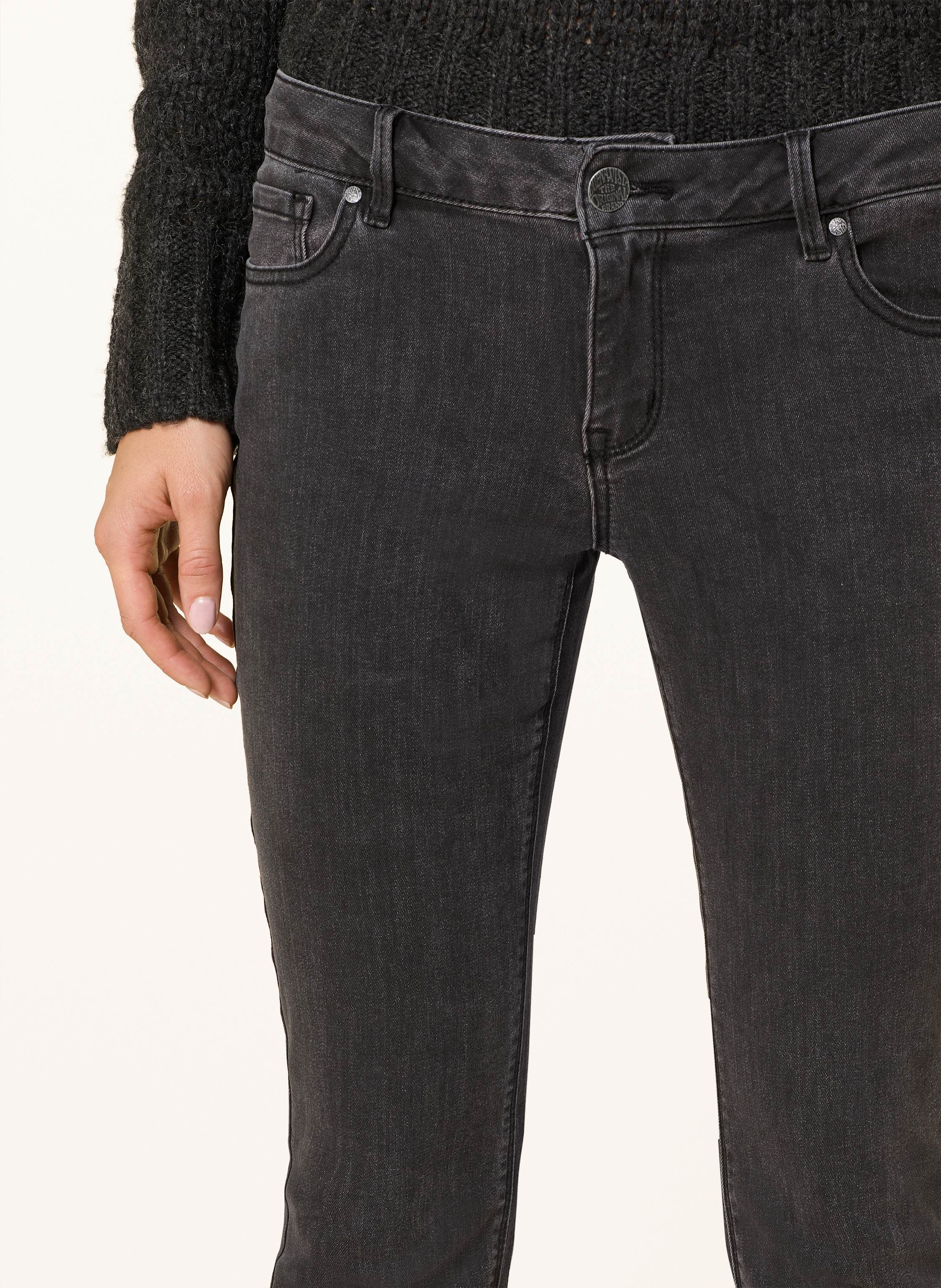 Thumbnail - Buena Vista Bootcut Jeans Italy K schwarz