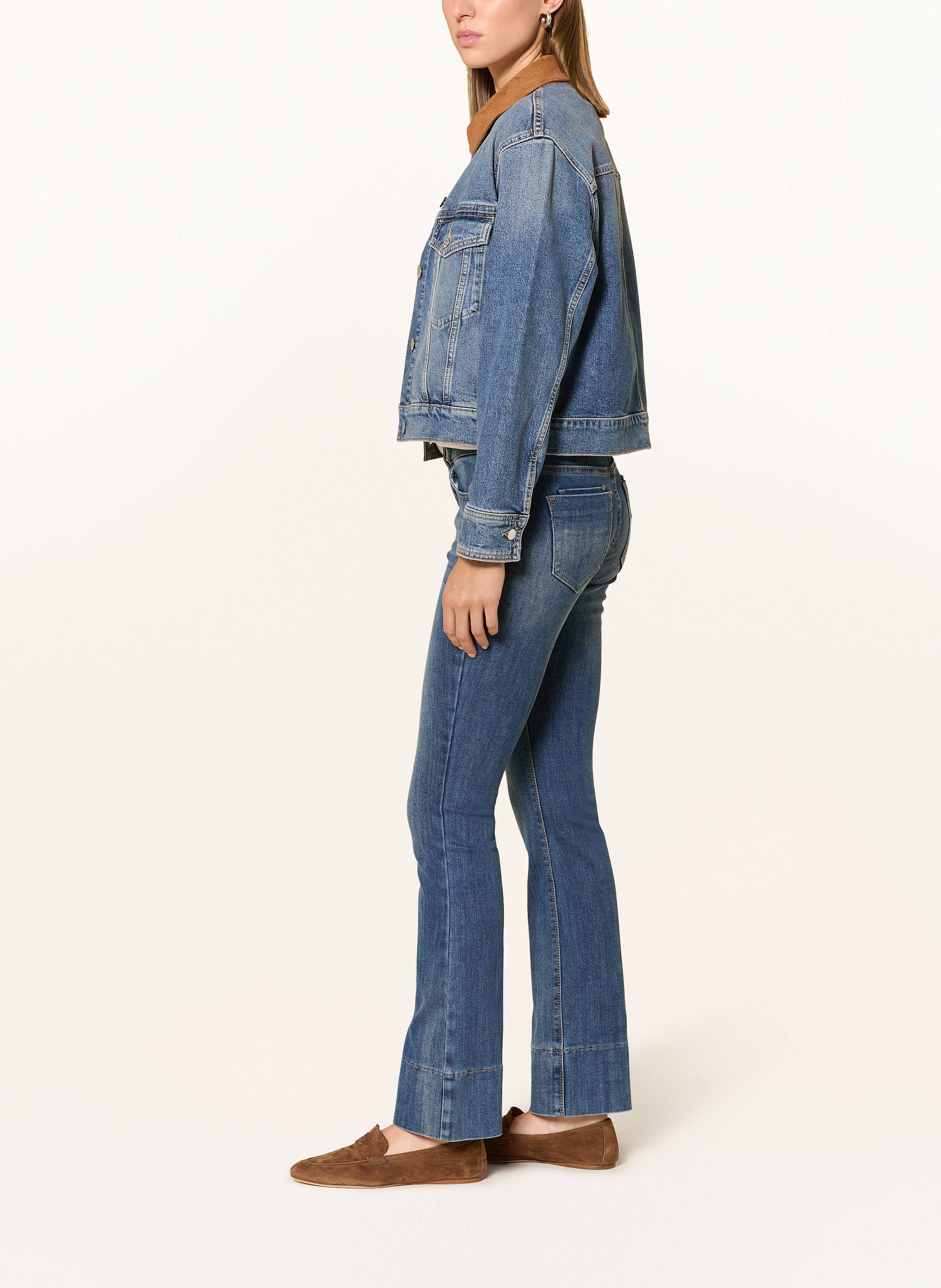 Thumbnail - Buena Vista Bootcut Jeans Italy K blau