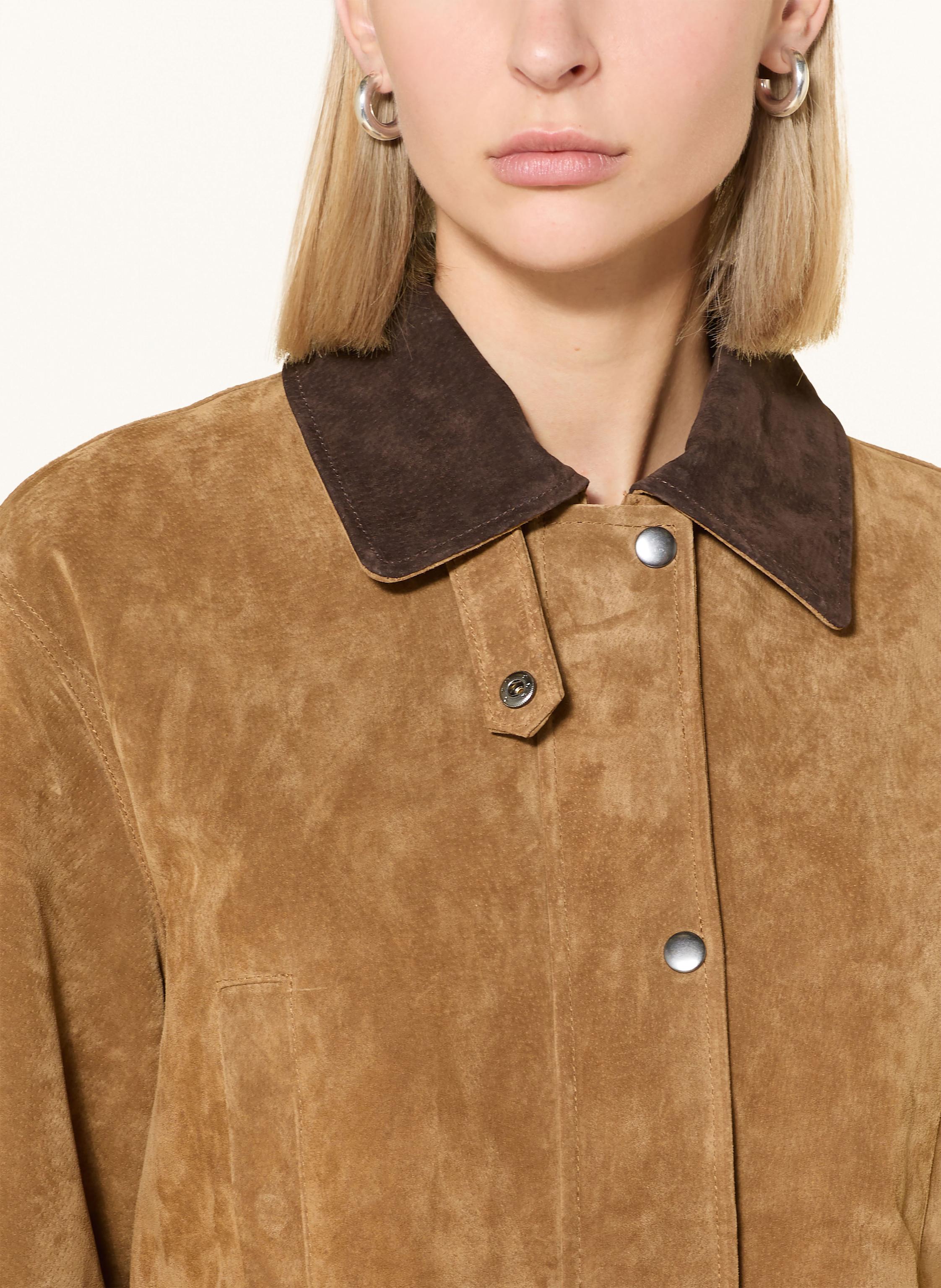 Thumbnail - Darling Harbour Lederjacke braun